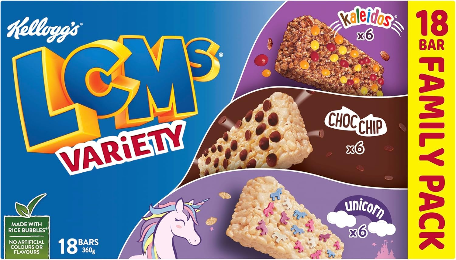 Kellogg'S Lcm'S Variety Snack Bars (Pack of 36) image number 1