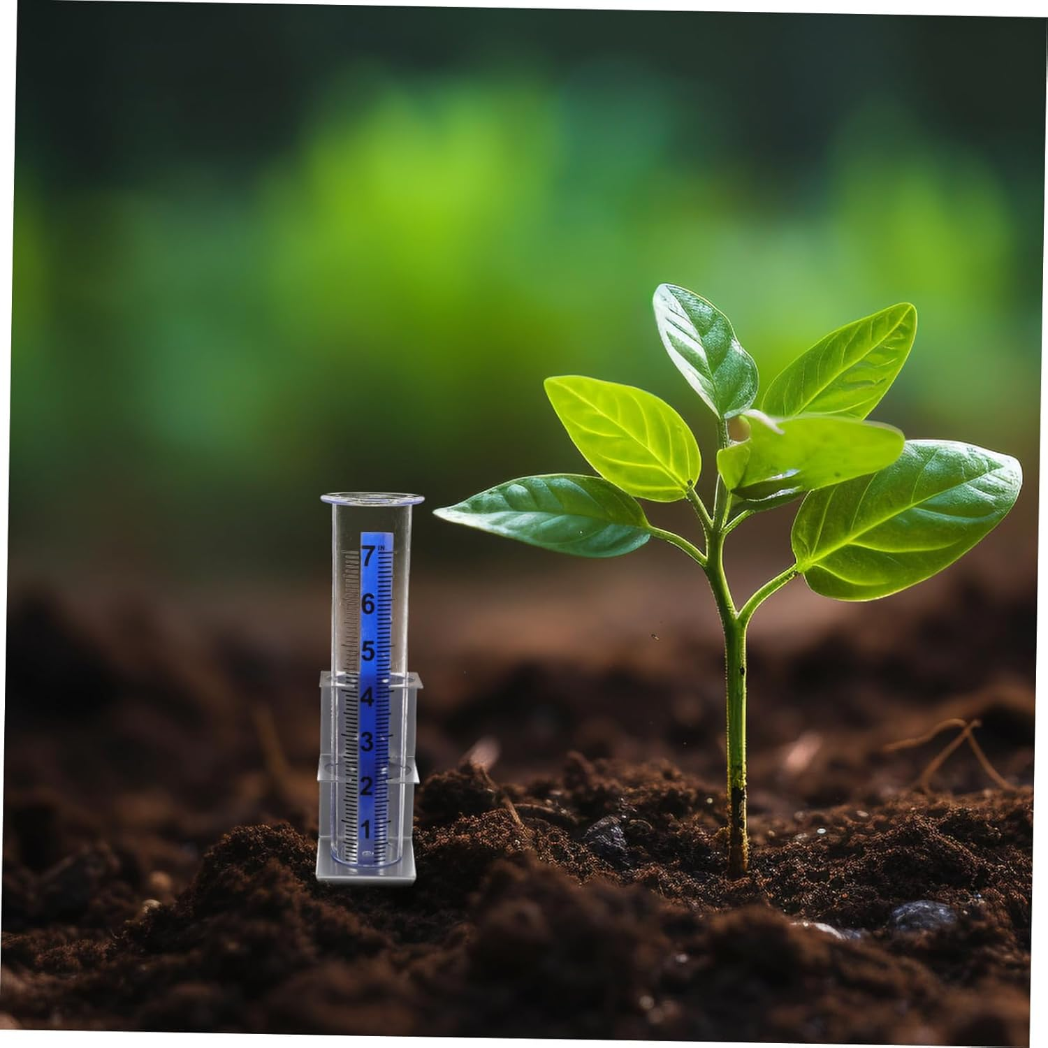 Gadpiparty Large Capacity Outdoor Rain Gauge with Mounting Bracket Plastic Decorative Rain for Garden Patio Accurate Rainfall Measurement Tool for Deck Railing and Outdoor Weather Monitoring image number 3