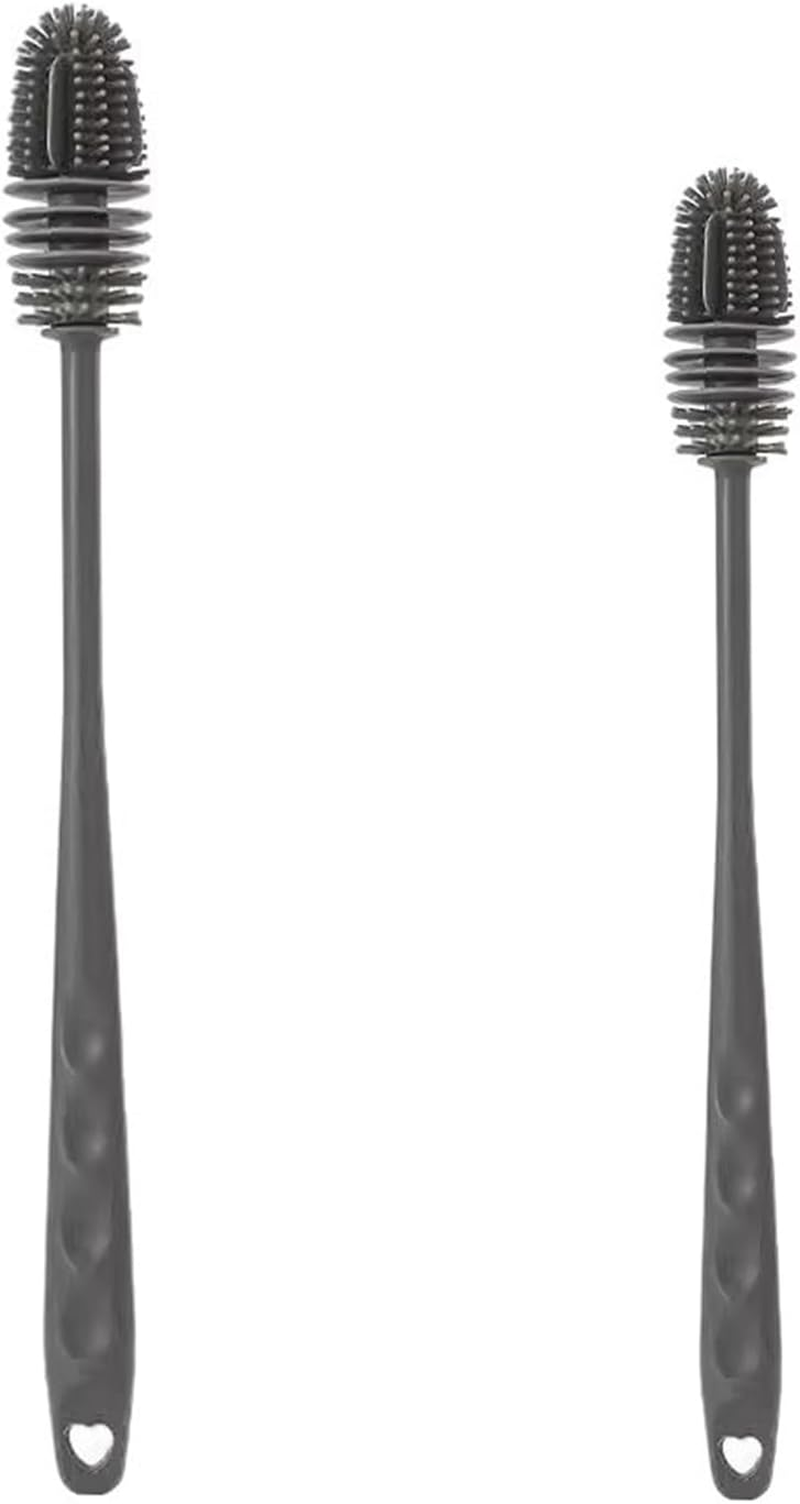 2 Pieces Silicone Cleaning Brushes, Bottle Cleaning Brushes, Multifunctional Cleaning Tools, Kitchen Tools image number 1
