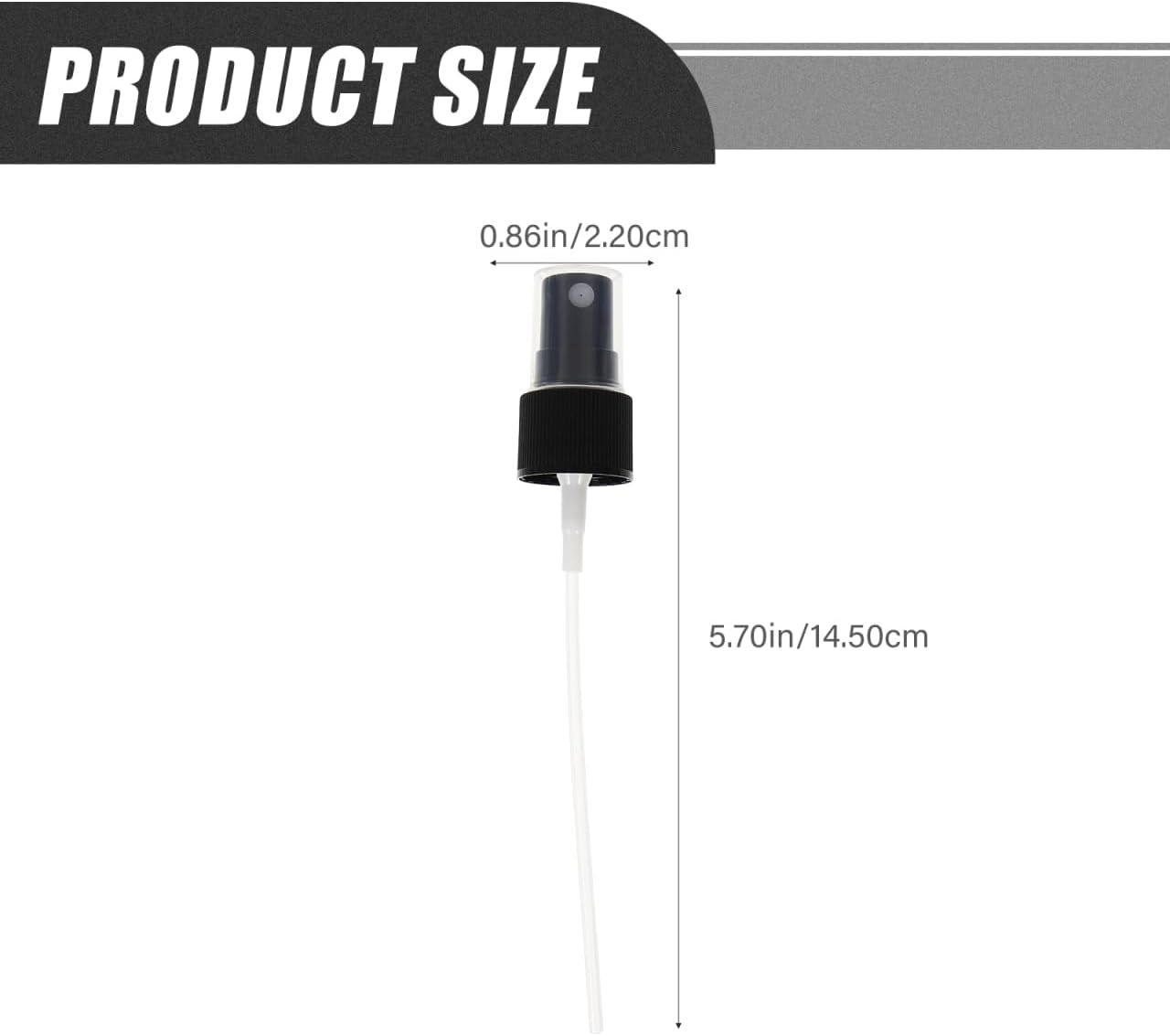 Garneck 40Pcs Spray Bottle Top Replacement 20Mm Fine Mist Spray Nozzles Reusable Pump Heads for Toner Perfume Essential Oils and More