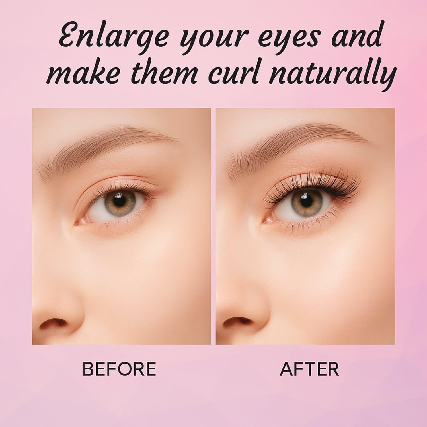 NKA Press-On Lashes &ndash; Glue-Free Reusable False Lashes for Instant Glam | Lightweight, Comfortable & Easy 1-Step Application | Natural to Full Volume Styles image number 3