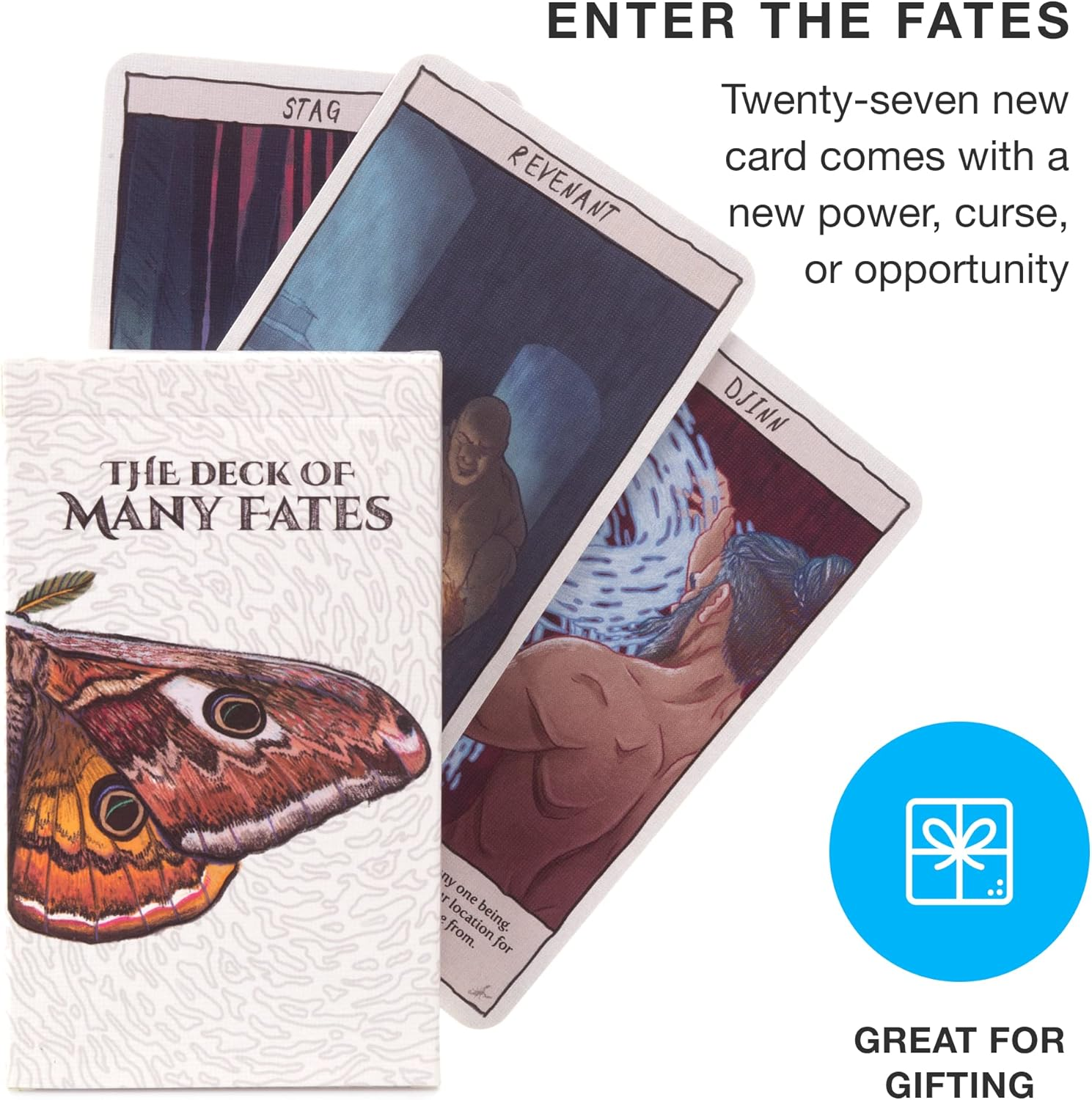 49 Hand-Illustrated Colorful Fantasy Tabletop Role Playing Game| DND 5E|The Deck of Many Things & the Deck of Many Fates image number 2