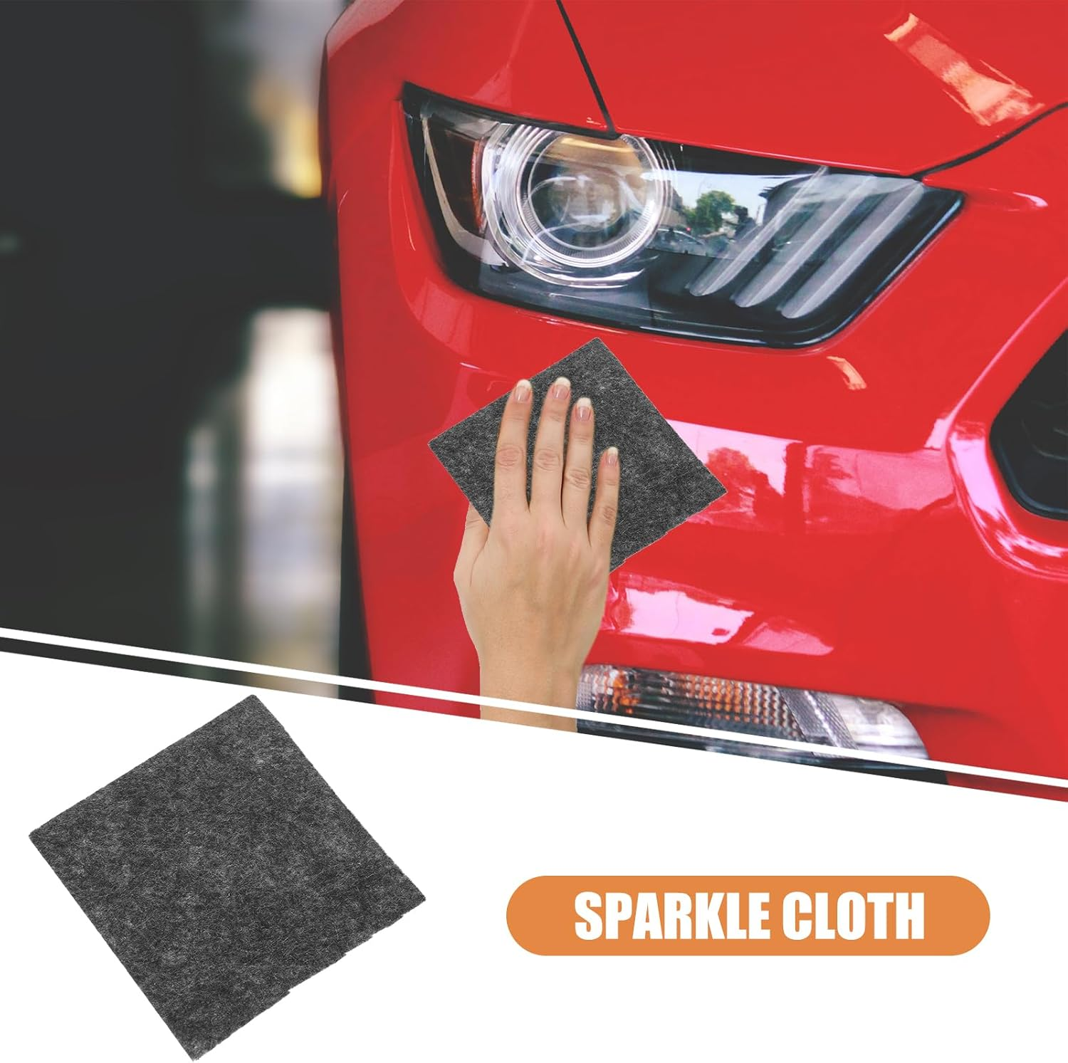 Iplusmile 4Pcs Nano Sparkle Cloth for Car Scratch, Multi-Purpose Sparkle Cleaning Cloth Easy to Repair Small Scratched Water Spots Remover Paint Residues for All Cars image number 2