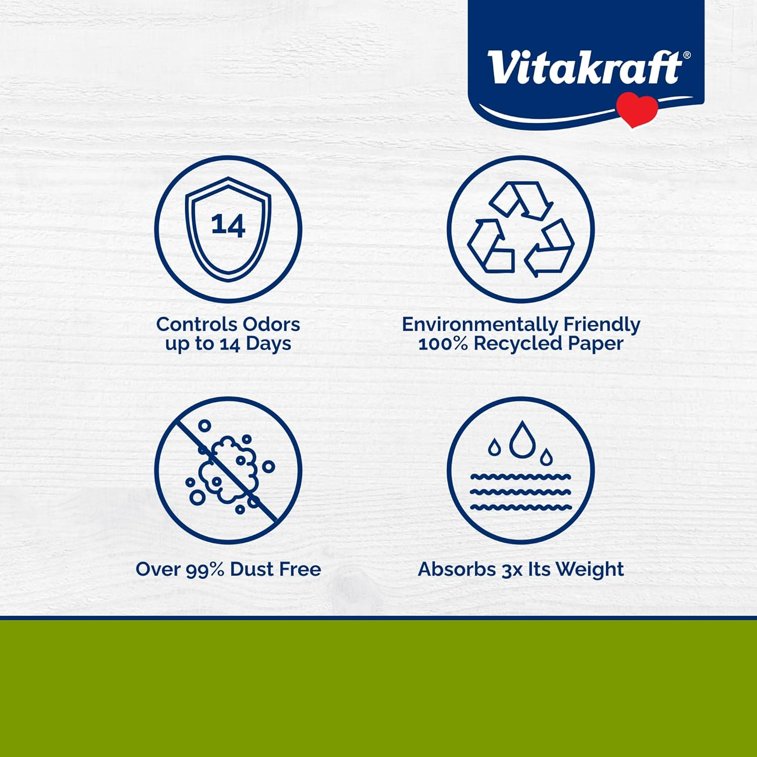 Vitakraft Fresh World Ultra Strength Paper Bedding & Litter for Small Animals and Birds, 975 Cubic Inches (16 L) image number 1