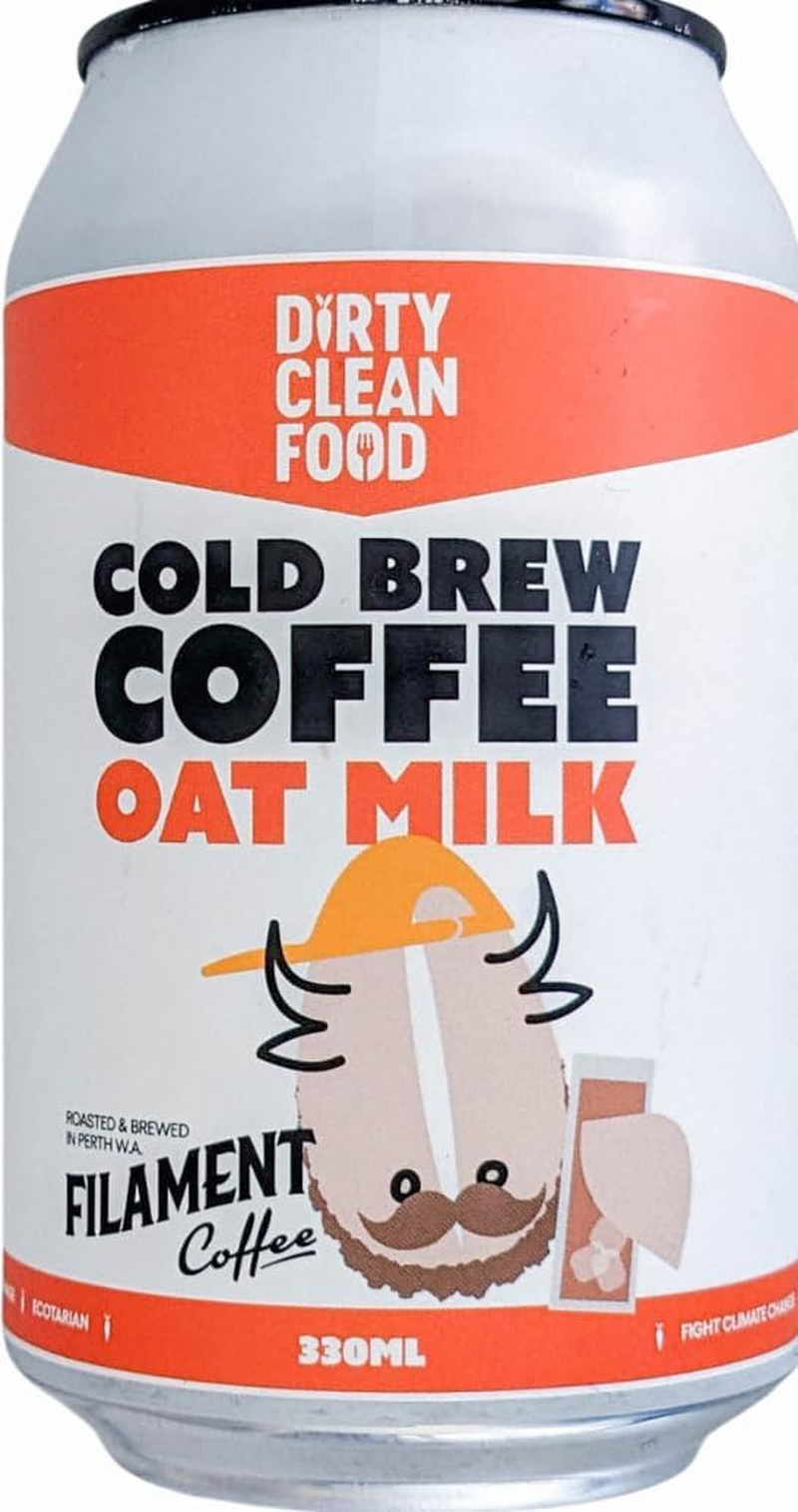Dirty Clean Food Cold Brew Coffee Oat Milk Can 330 Ml