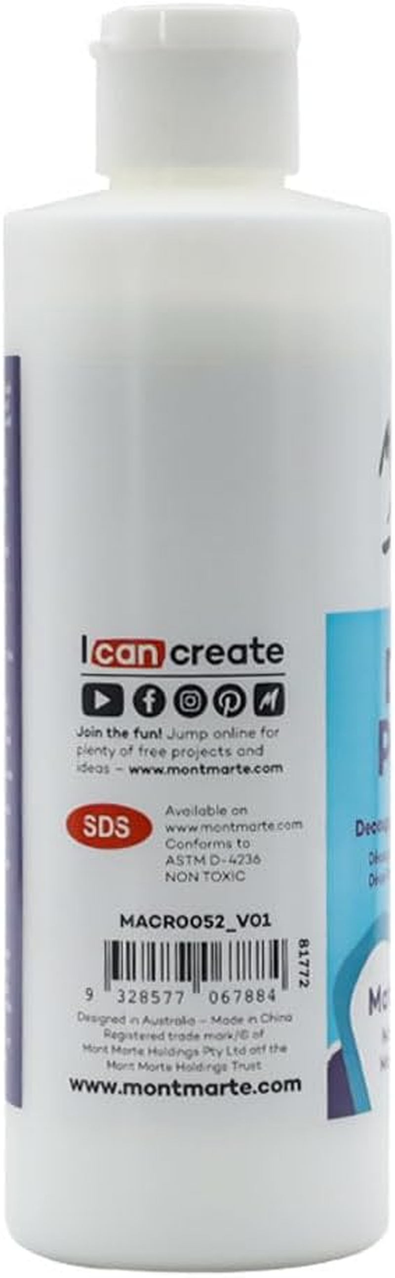 Mont Marte Signature Matte Deco Pudge Craft Varnish 236 Ml image number 3