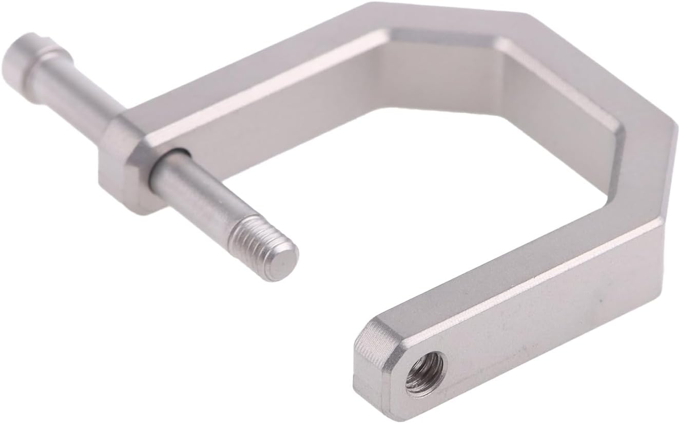 Hamans Titanium D Ring Car Key Fob Tool Shackle Keychain Horseshoe Keyring U Shape image number 1