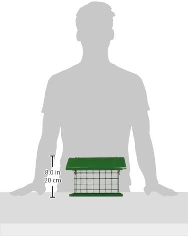 C&S CS750 EZ Fill Deluxe Snak Tm/Suet Feeder, Green