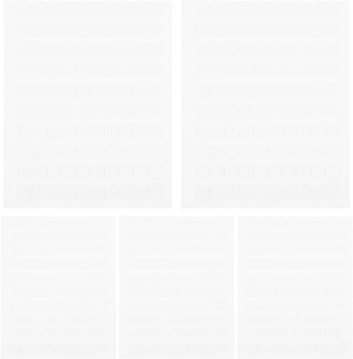 500 Pcs Gel Dots Removable Putty for Museum Crafting Tape Adhesive Tack for Museum Adhesive Foam Dots Removable Tack for Museum Clear Tack for Museum Nano Glue Double Peg Board image number 5