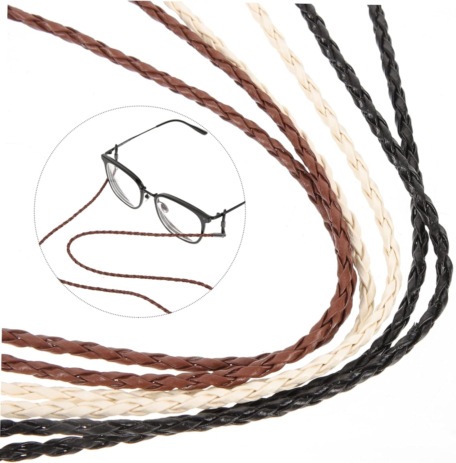 3Pcs Glasses Holder Straps Portable Eyeglasses Lanyards Convenient Eyeglasses Straps for Men and Women for Outdoor Sports Rope Usage image number 3