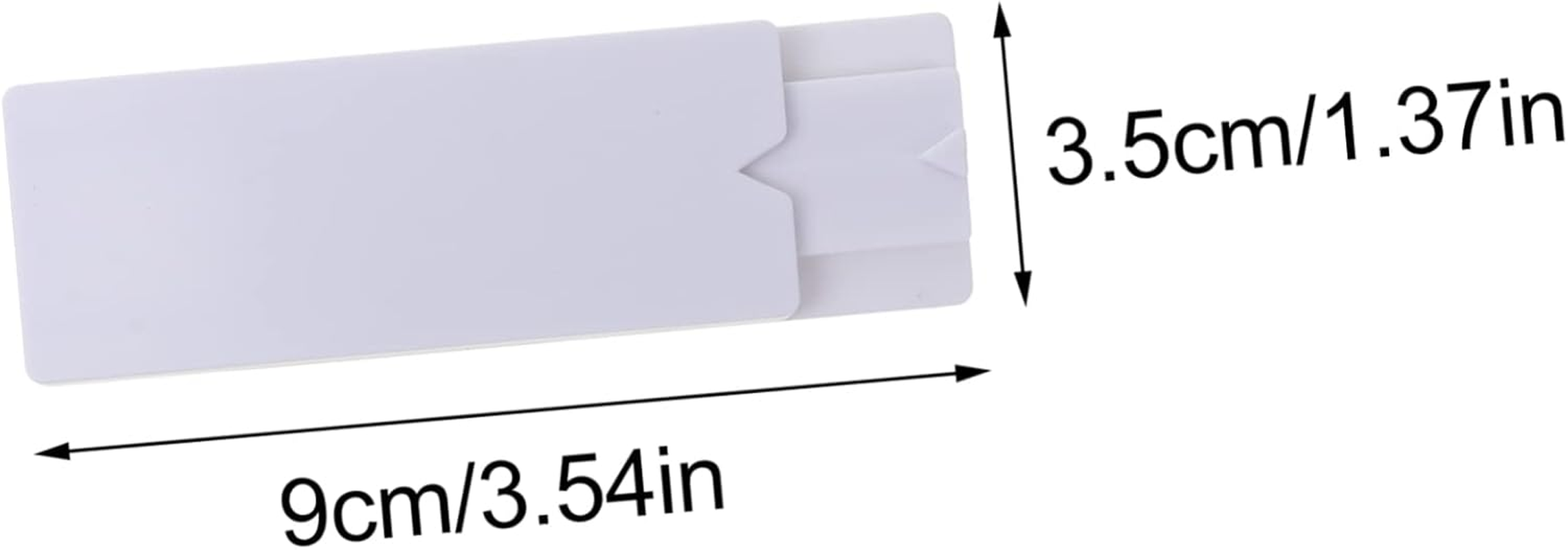 HOMSFOU 6Pcs Power Strip Fixator Self Adhesive Wall Mount Holders for Cable Organizers PP Material Easy Installation Suitable for Various Surfaces image number 2