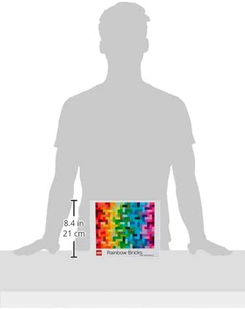 Chronicle Books Rainbow Bricks 1000 Piece Puzzle image number 6