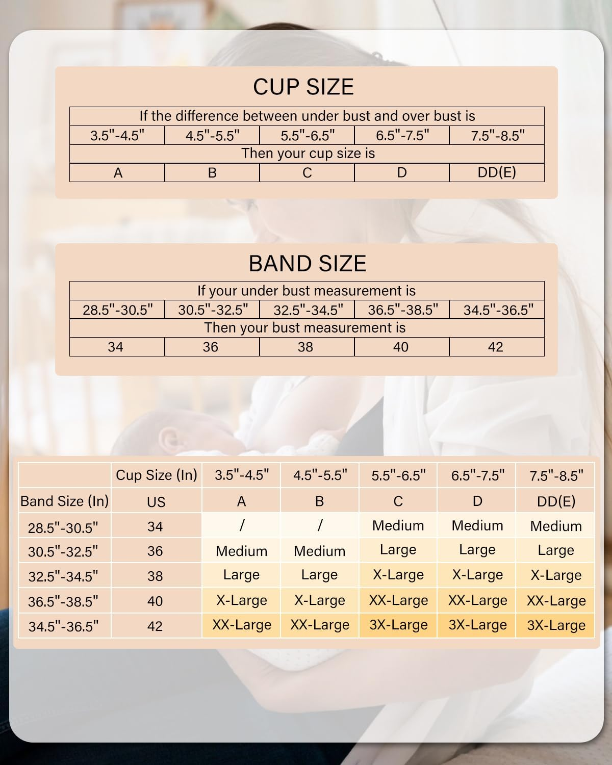 Uhdod Nursing Bras for Breastfeeding, Maternity Bra for Pregnancy, Breastfeeding Bras for Women Maternity Bras for Women image number 6