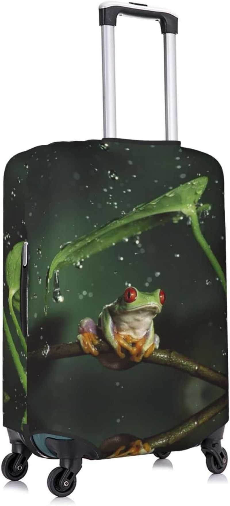 Peace Tree Frog Luggage Cover Anti-Scratch Suitcase Protector Fits 18-32 Inch Luggage