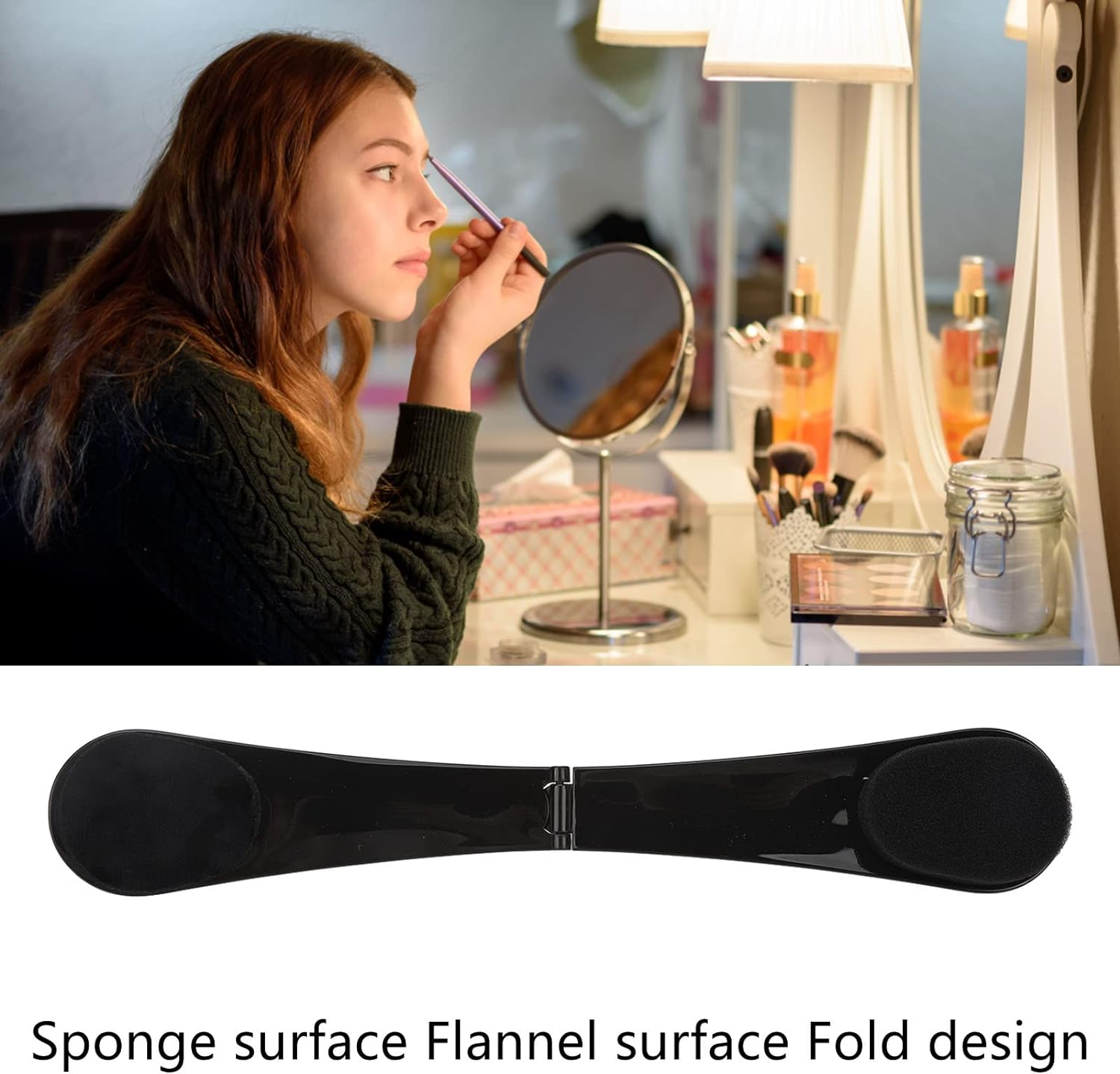 TOPINCN Self Tanning Back Applicator Reusable with Comfortable Handle, Folding Tanning Back Applicator for Even Coverage image number 4