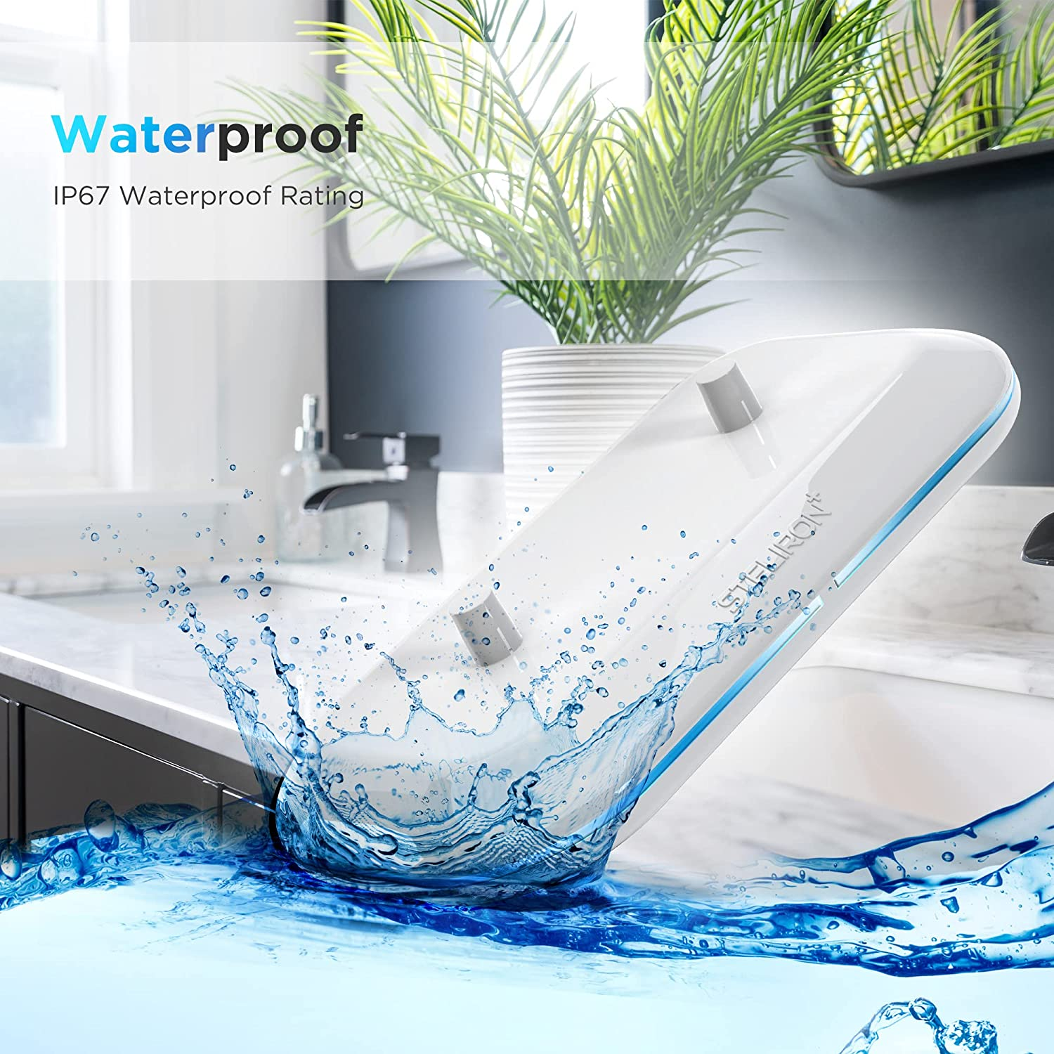 Galvanox Dual Toothbrush Charger for Philips Sonicare Electric Toothbrushes - Replacement for HX6100 Works with Protective Clean 4100, 6100, Kids Models & More (Waterproof Charging Base) 2-In-1 image number 6