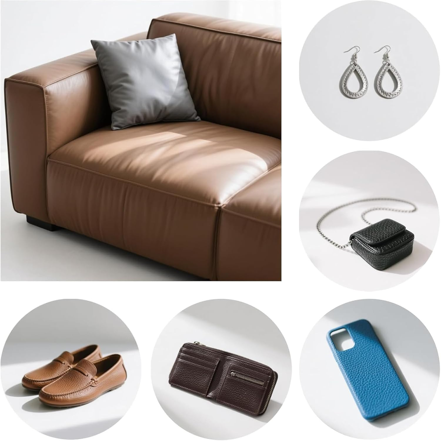 2 Rolls Repair Patch, 10X150Cm Self Adhesive Patch for Furniture, Car Seats, Sofa, Couch, DIY Leather Repair Kit, Black image number 5