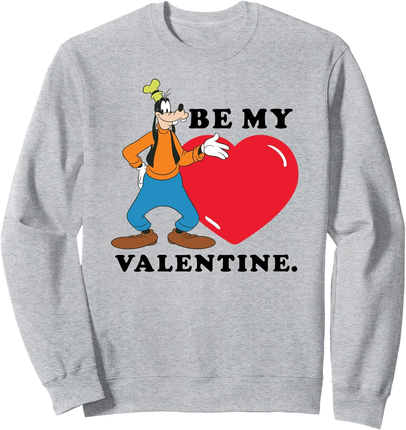 Disney Be My Valentine Goofy Sweatshirt