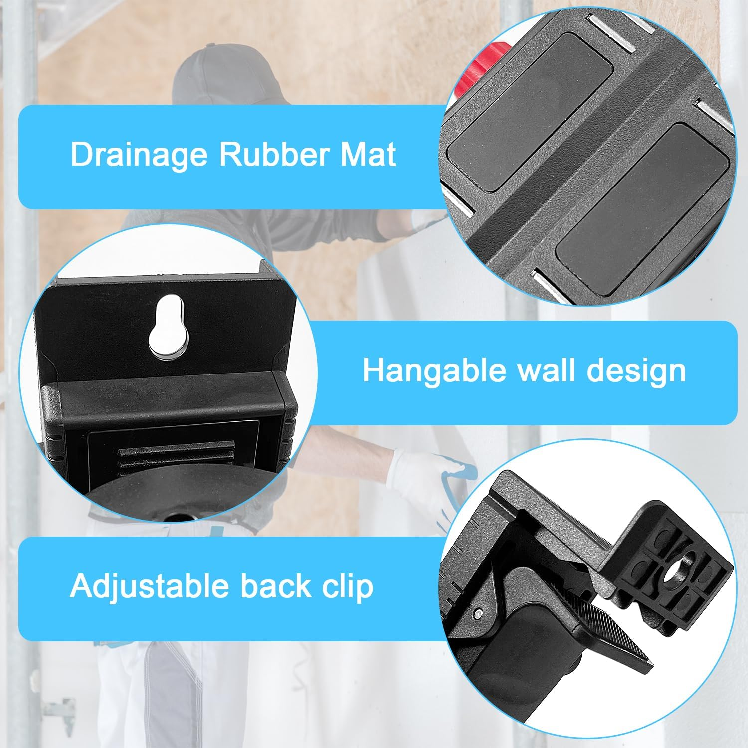 Fine Adjustment Bracket for Cross Line Laser, Multi Holder, Magnetic Stand, Multifunctional Magnetic Swivel Base with Adjustable Clip, Alternative to 1/4 Inch Thread & Height Adjustment-Pv10 image number 4