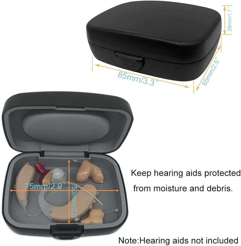 12 Pieces Hearing Aid Cleaning Kits, Hearing Amplifier Brush Tools with Wax Loop and Magnet Suitable for Earbuds,Headphones,Airpods Cleaner Brush Kits with Storage Case image number 5