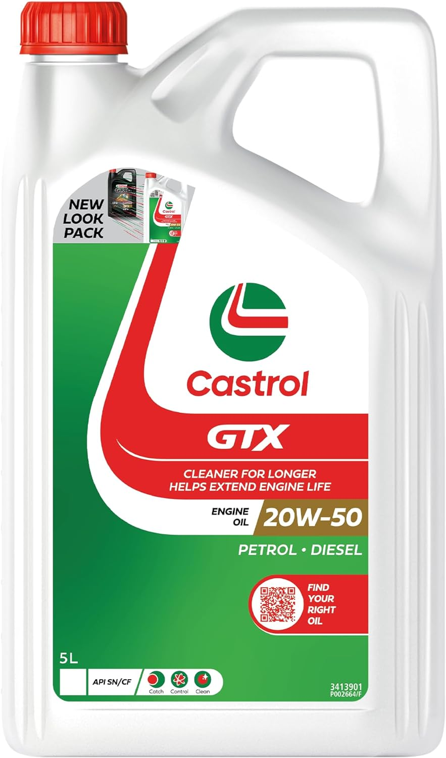 Castrol GTX 20W-50 Engine Oil 5 Litre image number 2