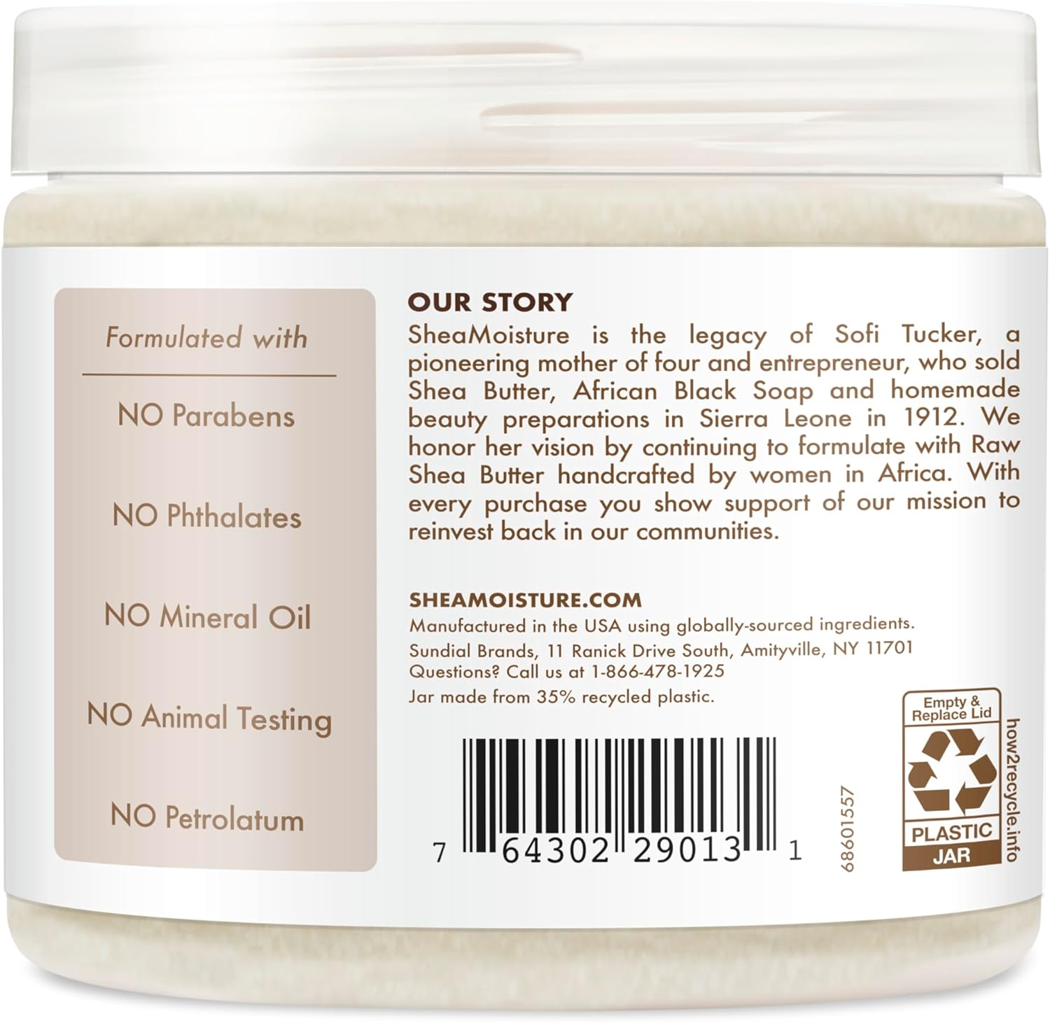 Sheamoisture for Dry Skin Nourishing Hydration 100% Extra Virgin Coconut Oil Soften and Restore Skin and Hair 14.5 Oz image number 1