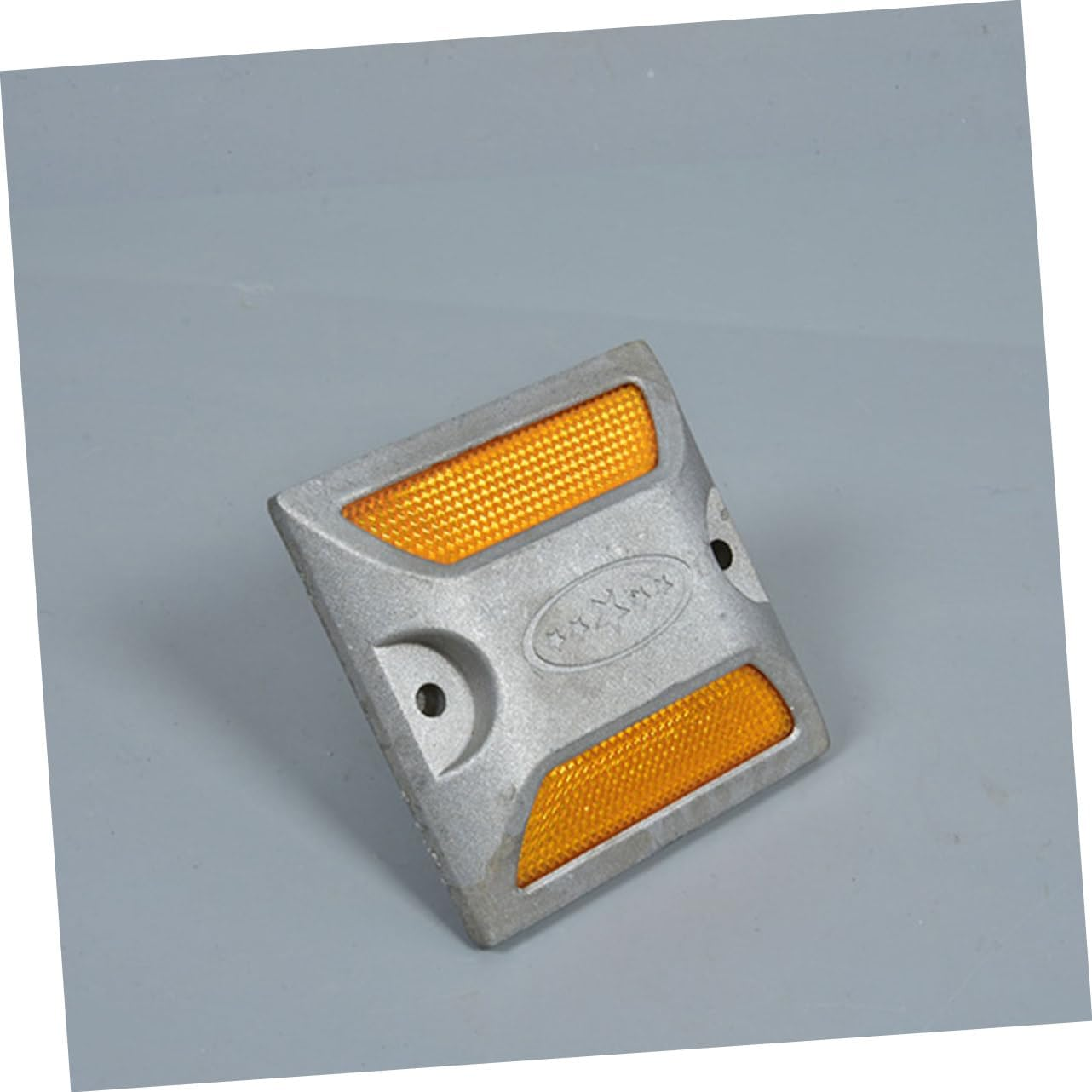 COHEALI 4Pcs Reflective Aluminum Road Markers Heavy Duty Driveway Road Safety Night Visibility Pavement Markers Reflectors image number 5