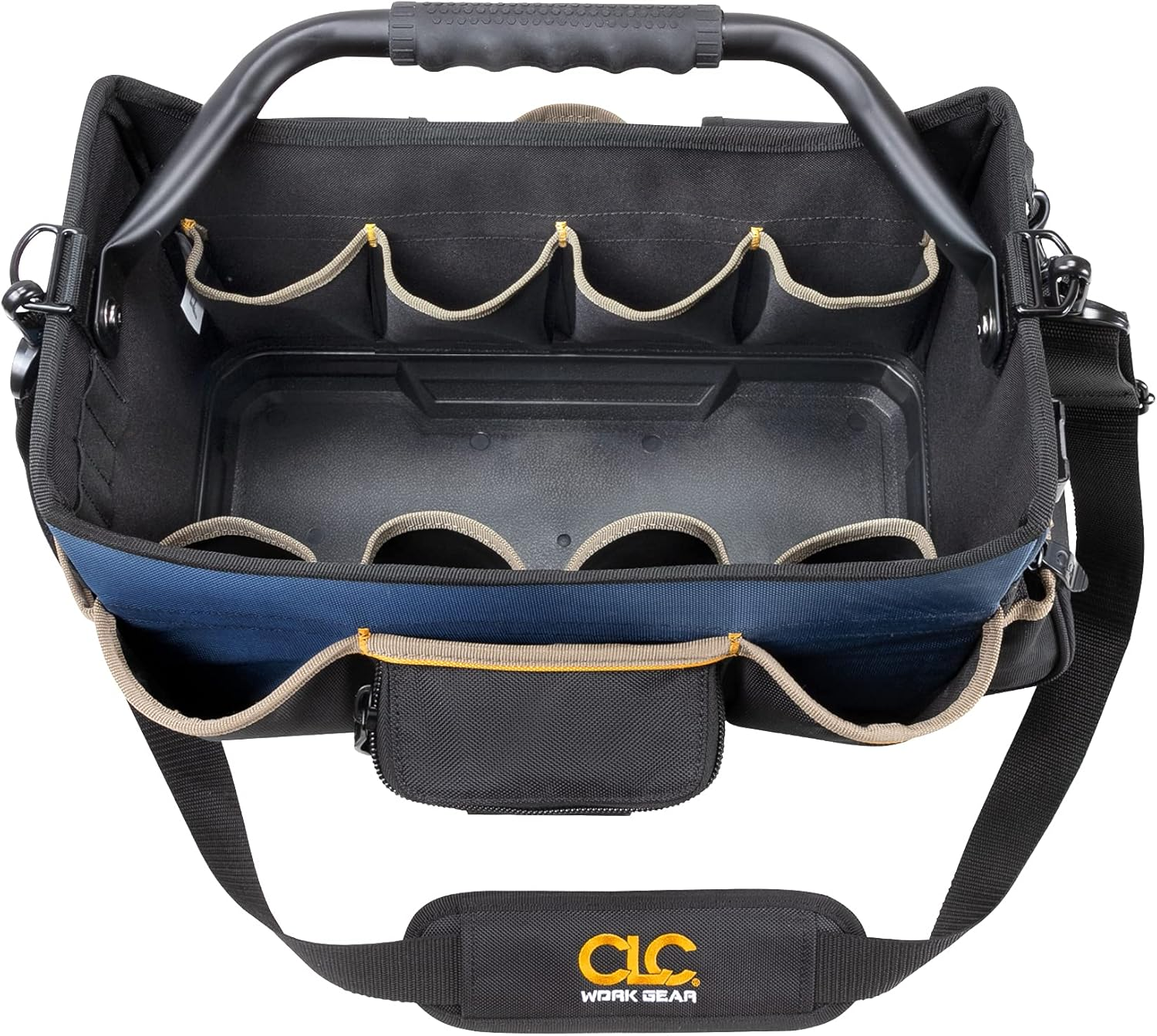 CLC Work Gear PB1580 15" Molded Base Open-Top Toolbox, Black