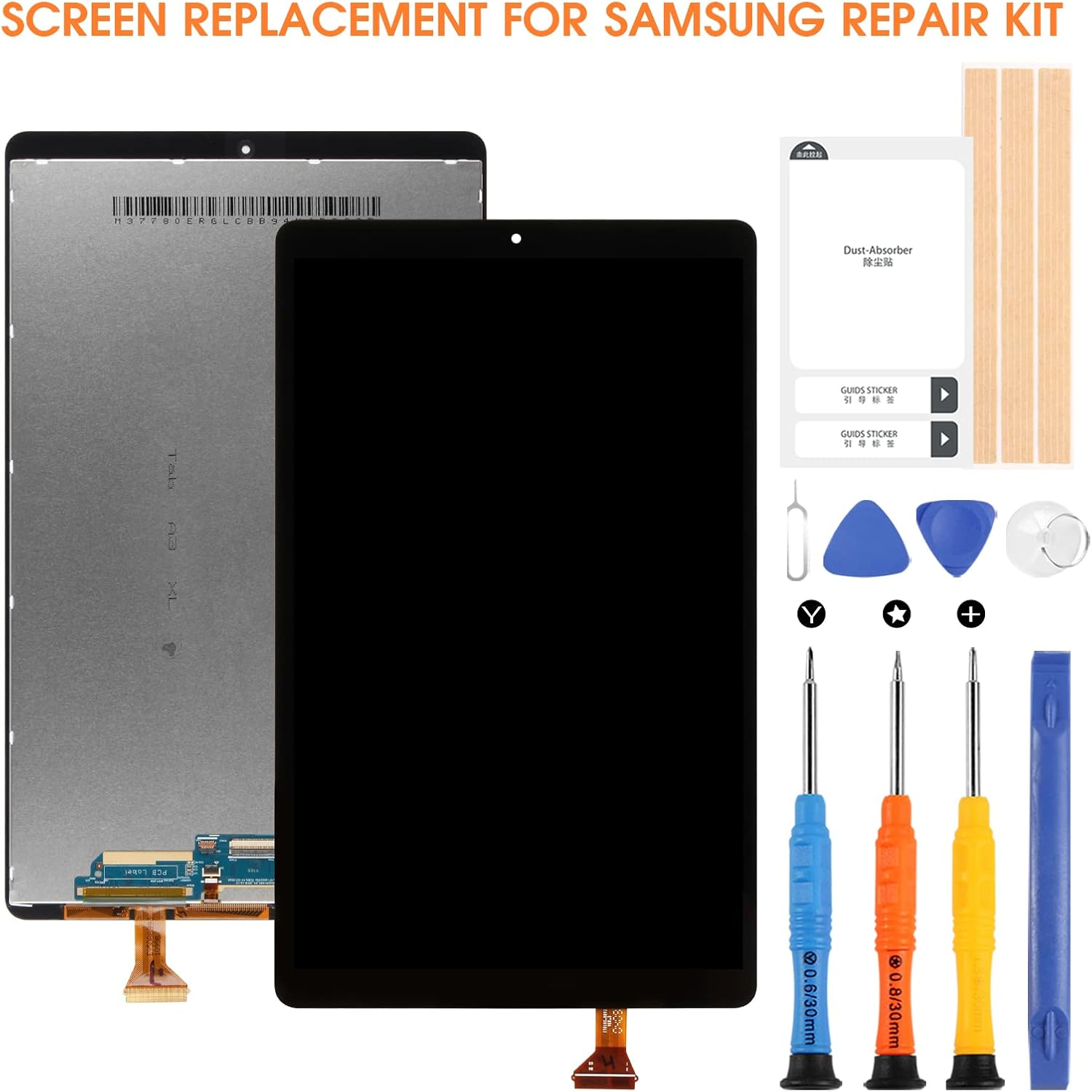 Screen Replacement for Samsung Galaxy Tab a 10.1 2019 T510 LCD Display T515 Digitizer SM-T510 SM-T515 Touch Screen Assembly with Repair Kits image number 5