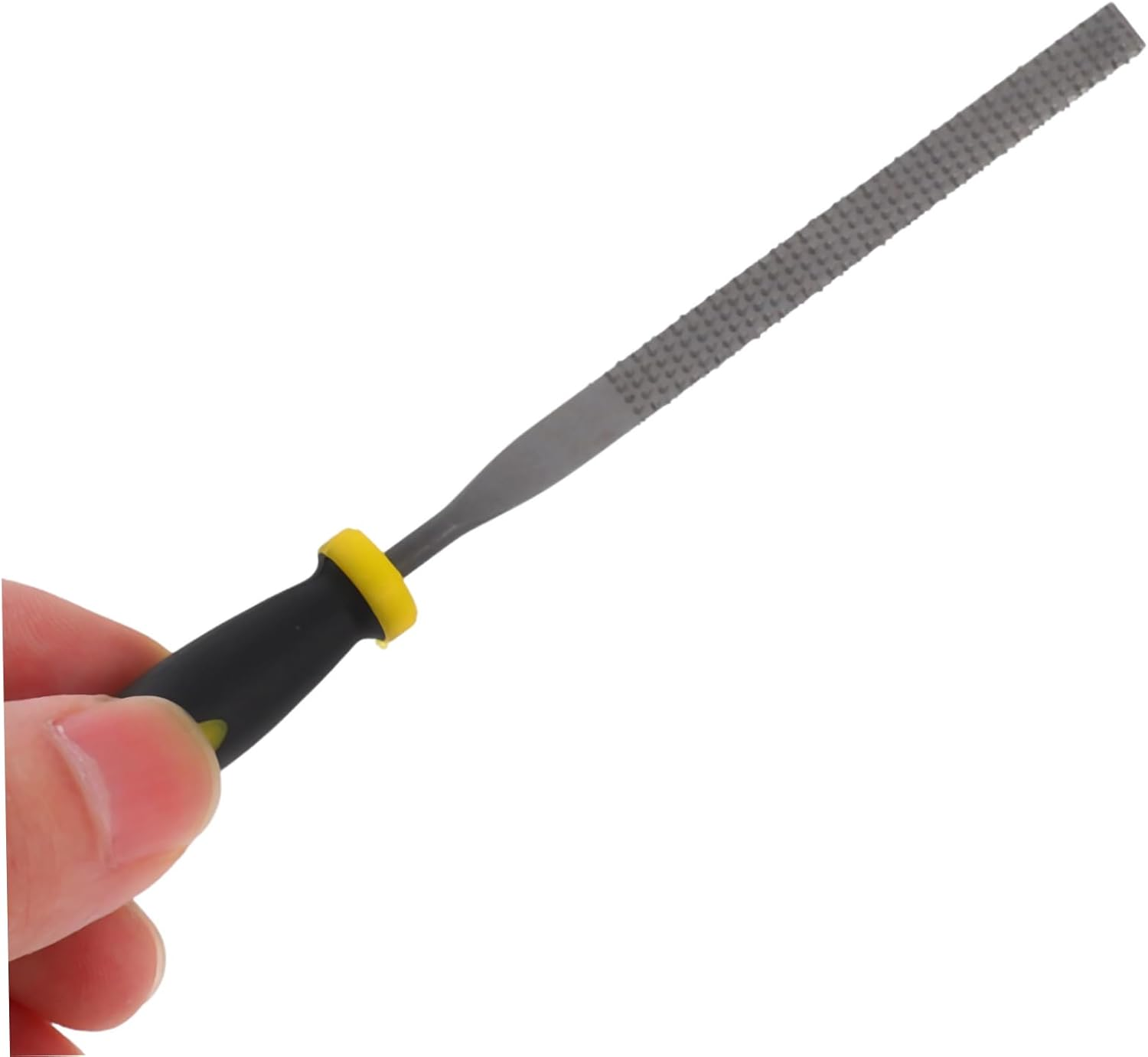 SEWACC 6Pcs Wood Rasp File Set Mini Hand File Tool for Woodworking Coarse Rasp-Cut Teeth Comfortable Grip image number 3