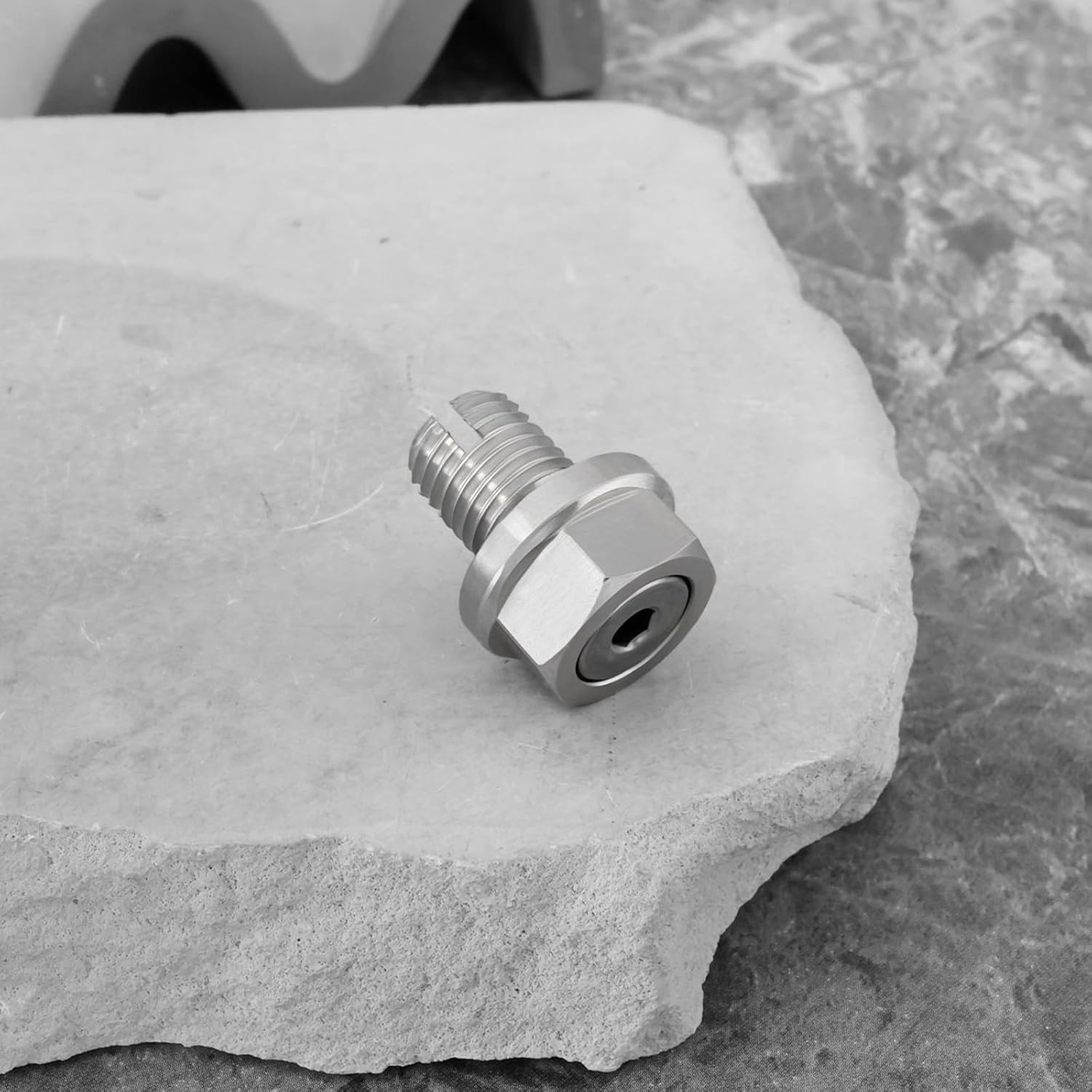 1Pc Oil Drain Plug Stainless Steel Self Adhesive Oil Pan Thread Repair Kits Suitable for Most Motorcycles Cars or Ship (M12.1-1.5Mm) image number 1