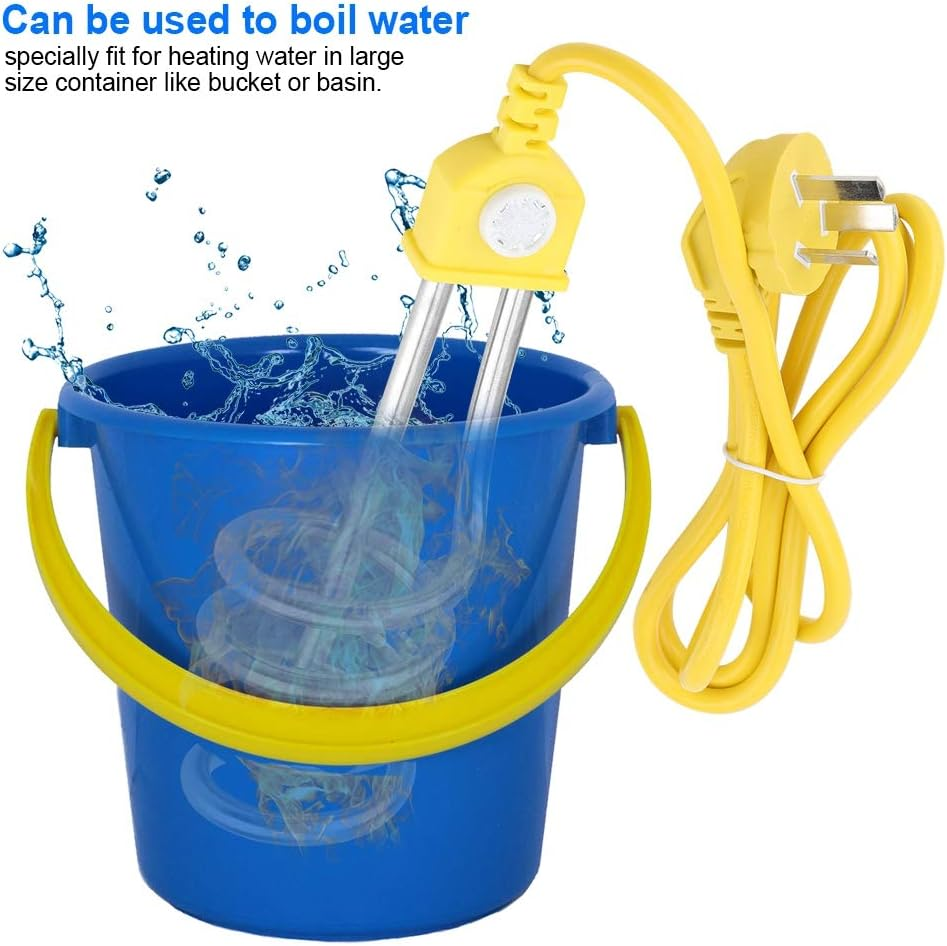 Immersion Heater Portable Electric Immersion Heater Boiler Spiral Tube Water Heating Element 1800W AU Plug 220V Immersion Heater image number 6