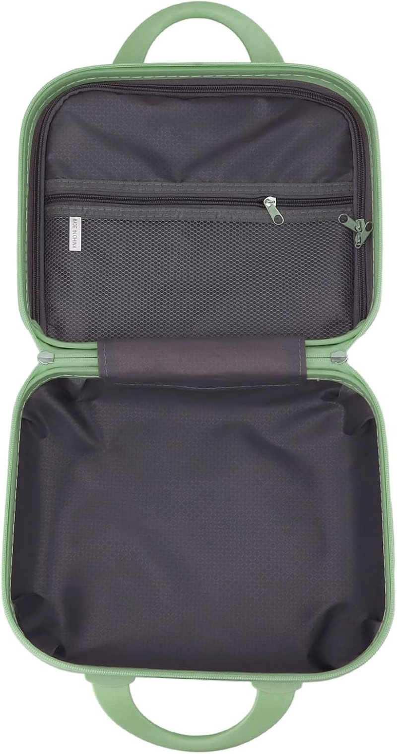 Carry on Luggage, 14 Inch Cosmetic Case for Travel (Matcha Green) image number 1