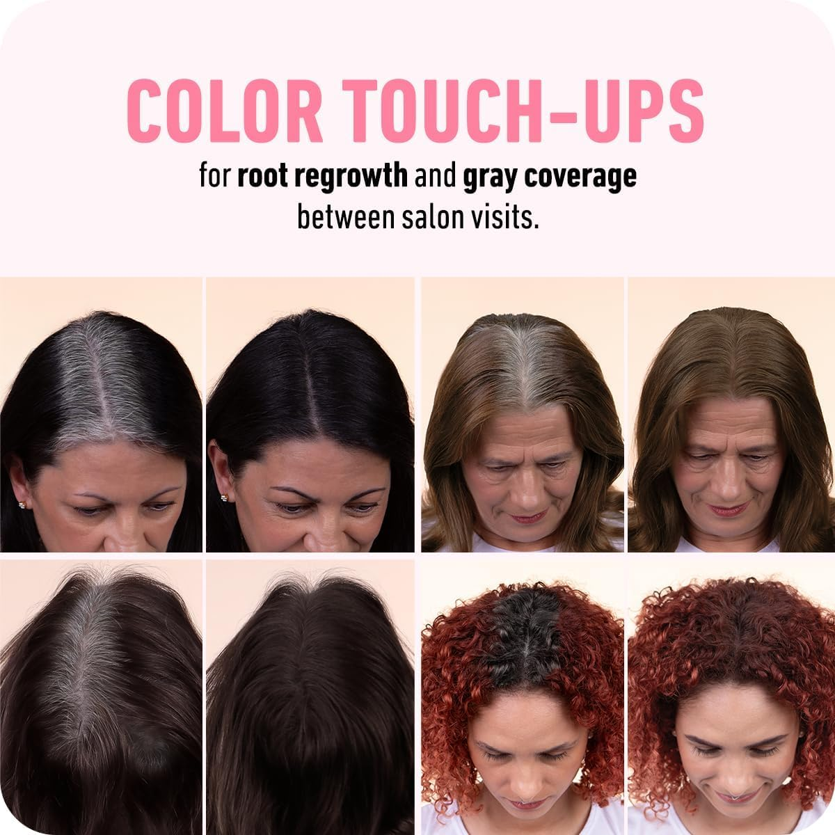 BOLDIFY Hairline Powder - Root Touch up Hair Color for Gray Coverage - Bald Spot Concealing Hair Powder for Women and Men - 24-Hour Stain-Proof (Black) image number 2