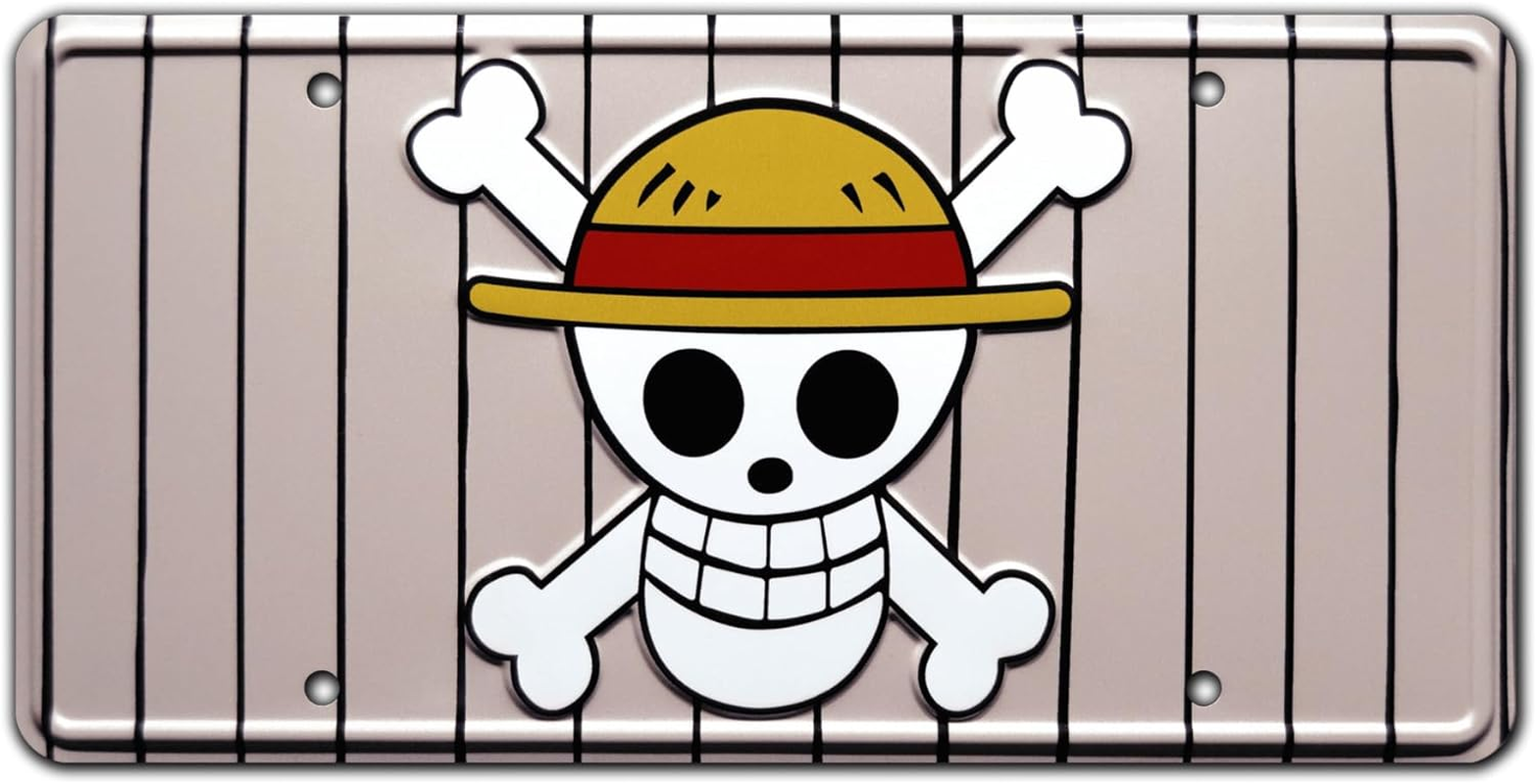 One Piece | the Going Merry | Metal Stamped Number Plate image number 3