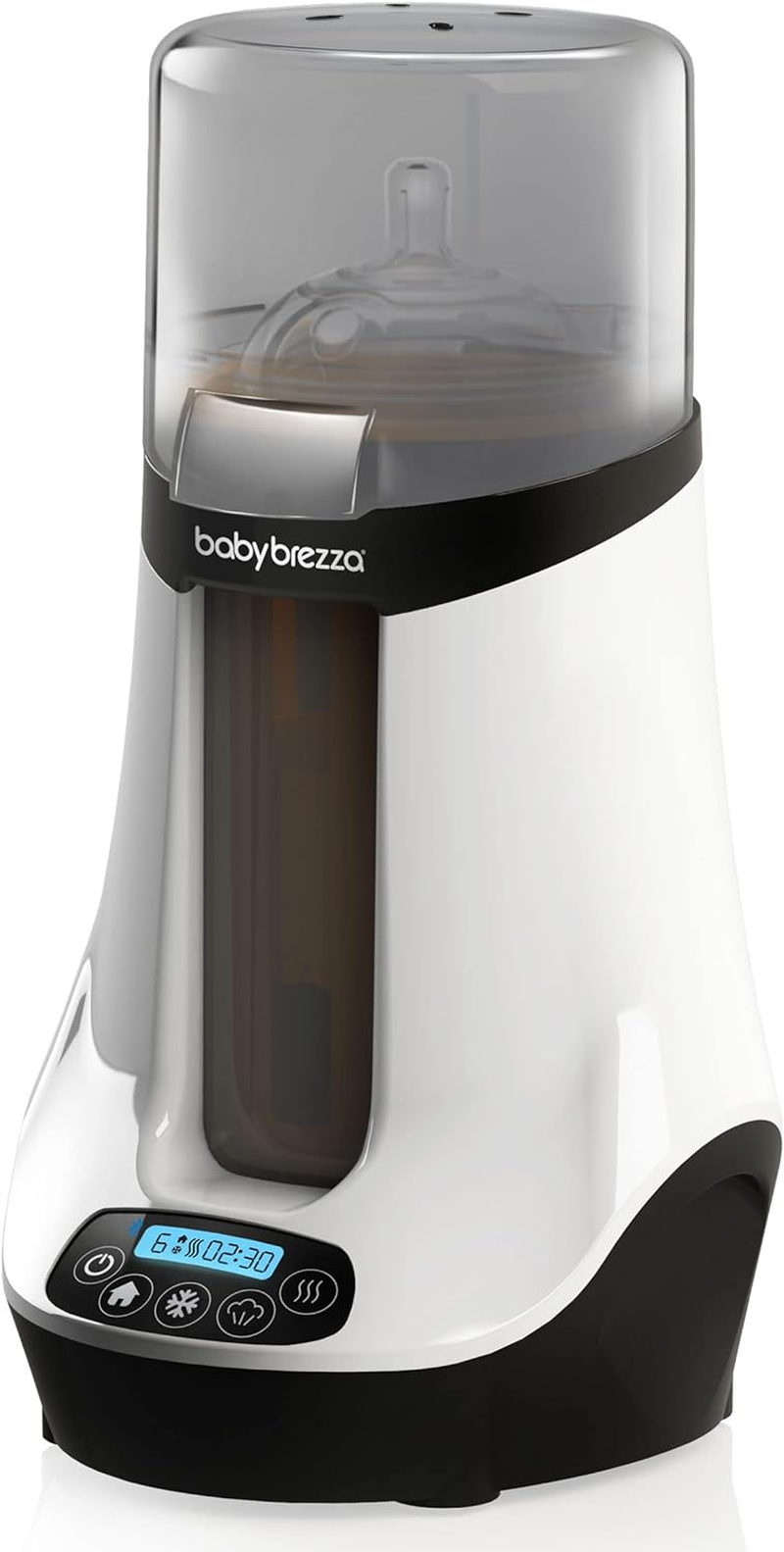 Baby Brezza Safe & Smart Electric Baby Bottle Warmer, Breastmilk Warmer + Baby Food Warmer + Defroster - Universal Warmer Fits All Feeding Bottles: Glass + Plastic &ndash; Wireless Bluetooth Control image number 4