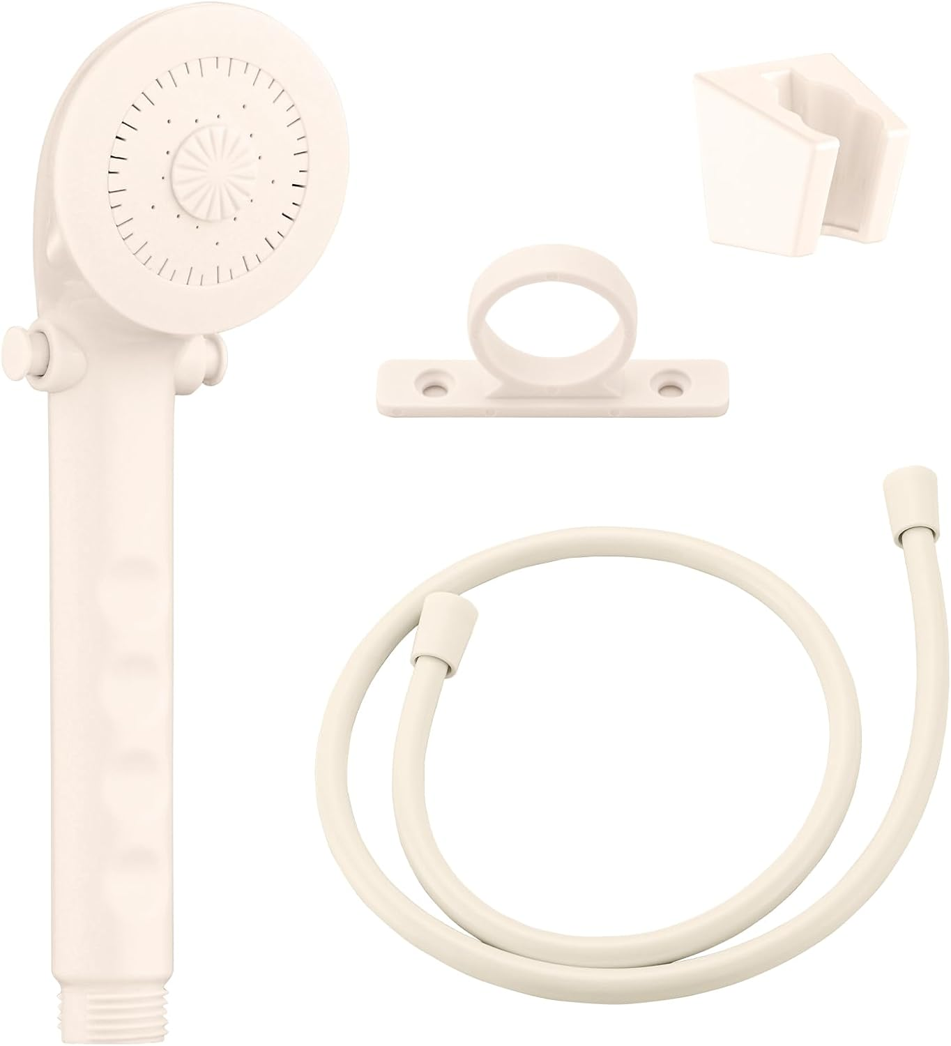 RV Shower Head with Hose, RV outside Shower Parts with Pause Function, Outdoor Shower Replacement for RV, Camper, Van, Travel Trailer, Motorhome and Boat (Black)