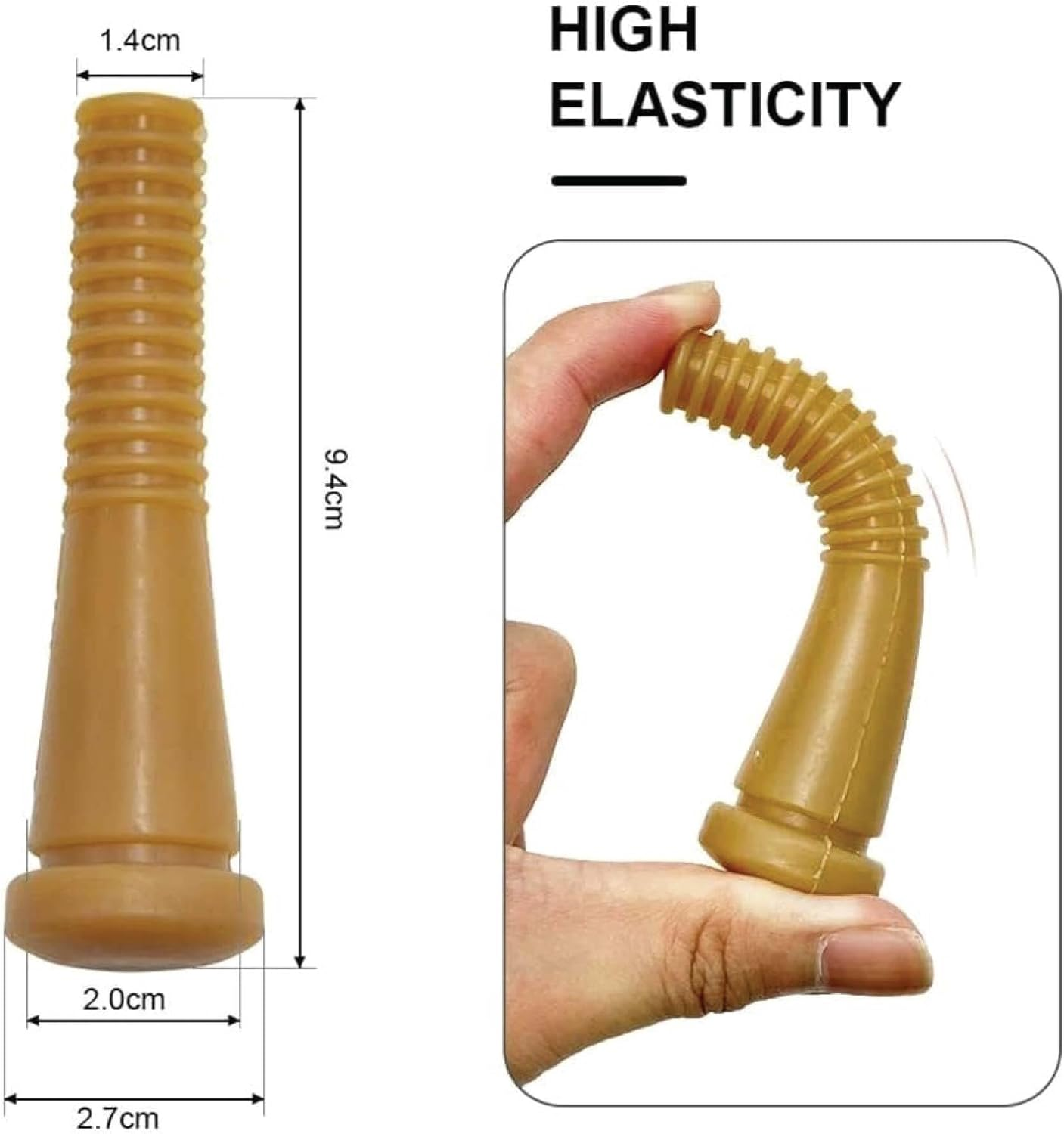 100 Large Replacement Rubber Fingers for Chicken Plucker - Poultry Feathers image number 1