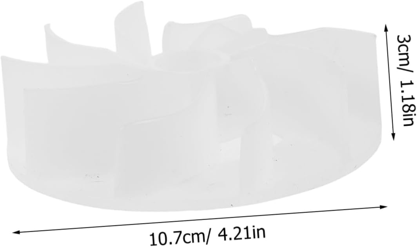 PLAFOPE Pcs Hair Dryer Fan Leaves Replacement Plastic Air Compressor for Dryer image number 2
