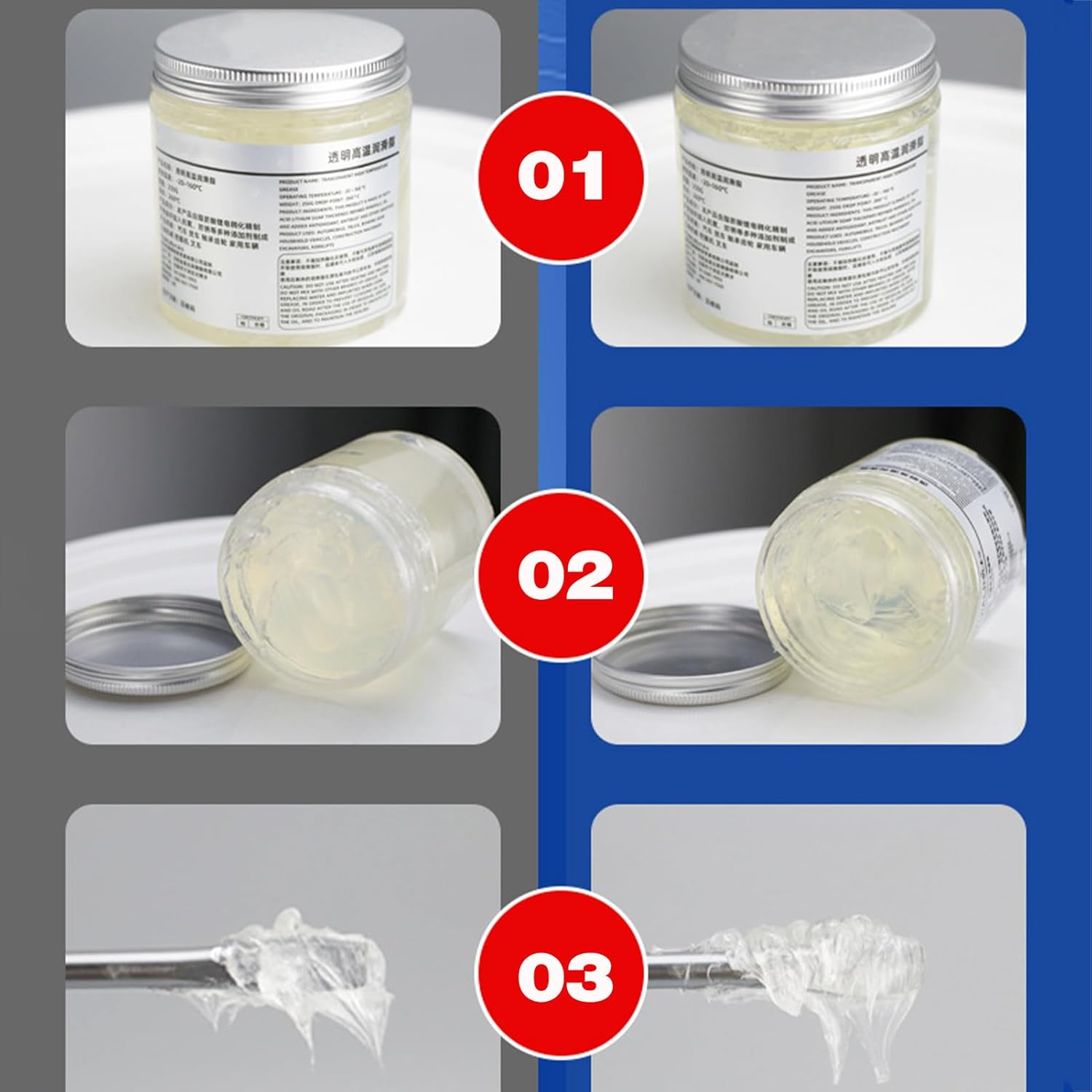 Sunroof Grease | 250G Rubber Strip Protector Lubricating,Window Track Lubricant | for Automotive Interior Hinge Maintenance Routine Window Vehicle Care image number 5