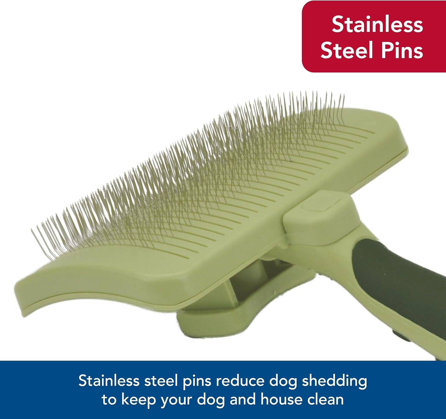 Safari Self-Cleaning Slicker Brush for Dogs (Large), Pet Supplies, Grooming Tools, Accessories, Brushes for Shedding image number 5