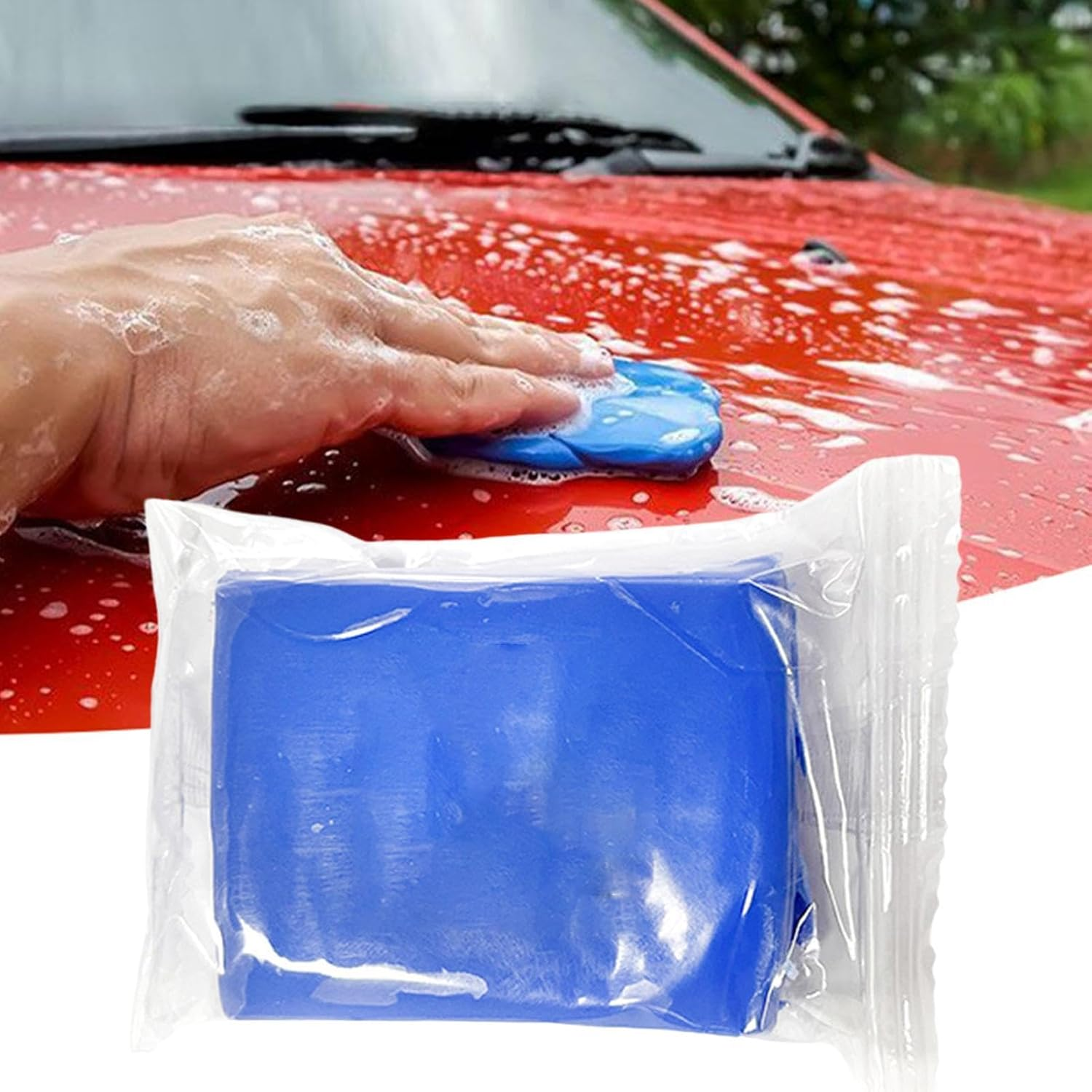 Dust Cleaning Mud for Car,Car Wash Mud | Car Decontamination Clay 100G,Automotive Dust Cleaning Mud, Advanced Detail Removal Clay In image number 5