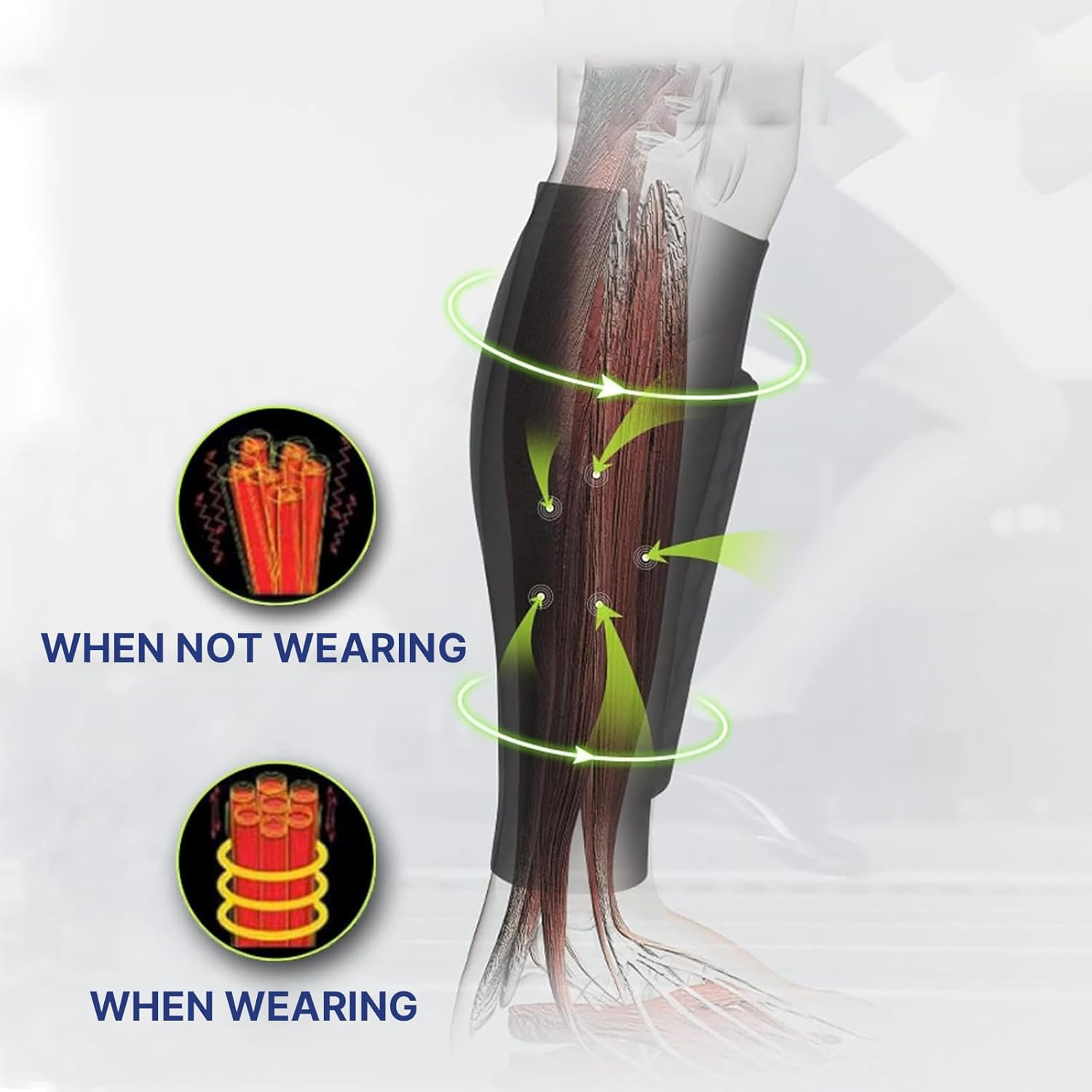 Shin Defender Shin Guards Kids, Slip on Honeycomb Pads with Breathable Mesh Compression Sleeve Protection for Soccer, Baseball, Boxing image number 2