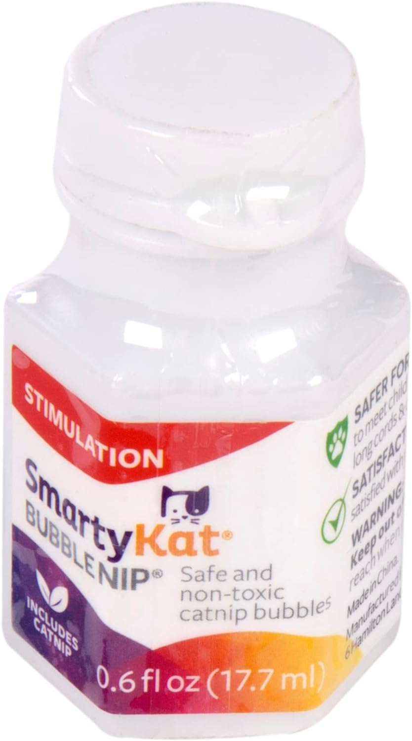 Smartykat Bubble Nip Catnip Bubbles for Cats & Kittens, Safe for Pets - Trial Size, 0.6 Fluid Ounce image number 2