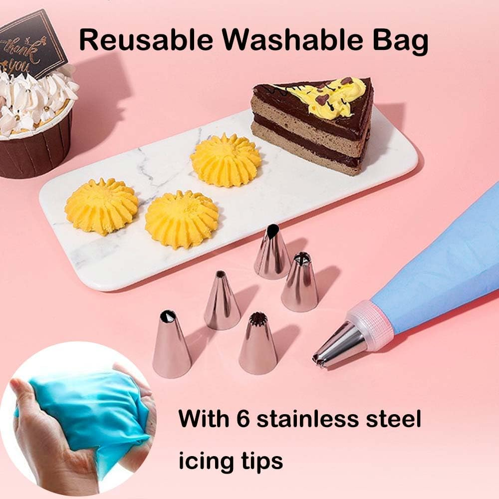 6 Cupcake Corers and Filler Tool Set Cake Digging Hole Maker Pastry Cupcake Corer Plunger Cake Filler Stainless Steel Reusable Kitchen Baking Decoration Cookie Dunker Tool Pastry Filling Accessories image number 2