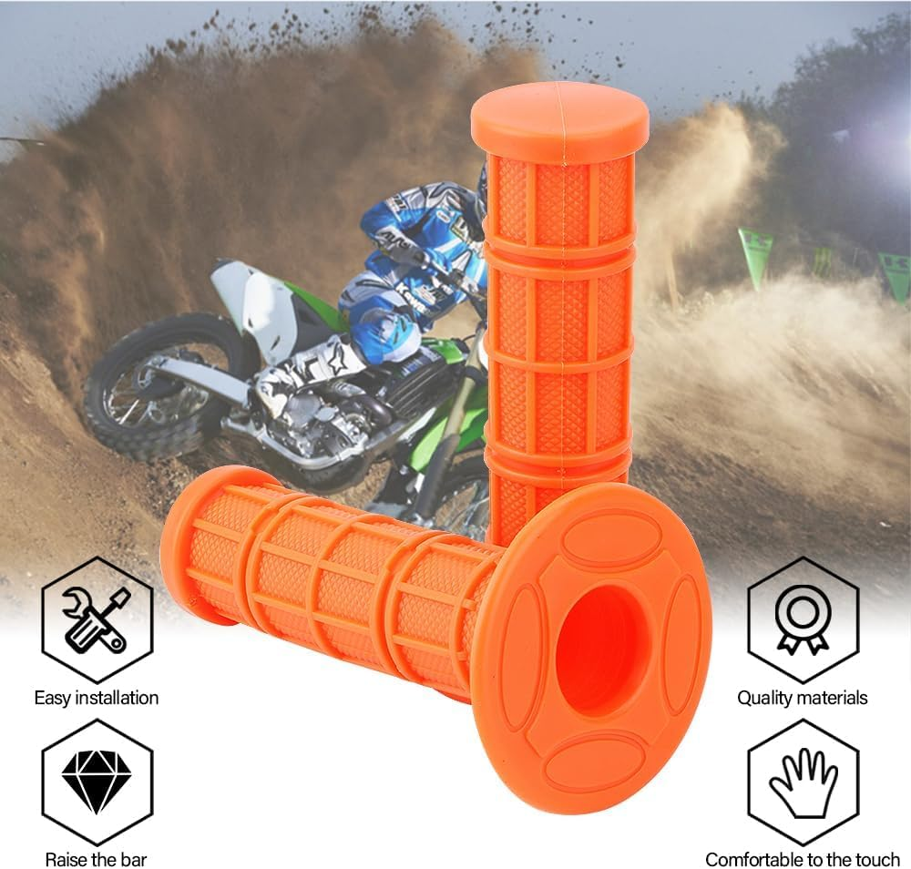 7/8" 22Mm and 24Mm Universal Motorcycle Grips Hand Grips for Kawasaki KX65 KX85 KX125 50Cc 110Cc 70Cc Pit Dirt Bike image number 4