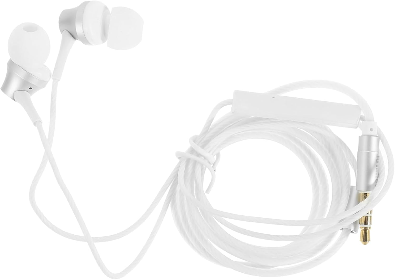 Mikinona -Ear Earphones with 3.5Mm Jack and Volume Control Wired Earbuds for Phone and Computer Use Random Color Suitable for Travel and Daily Listening image number 4