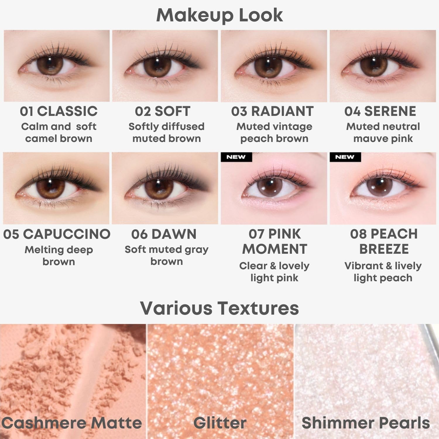 ABOUT TONE Return to Basic Shadow Palette (07 PINK MOMENT, Pack of 1) image number 3