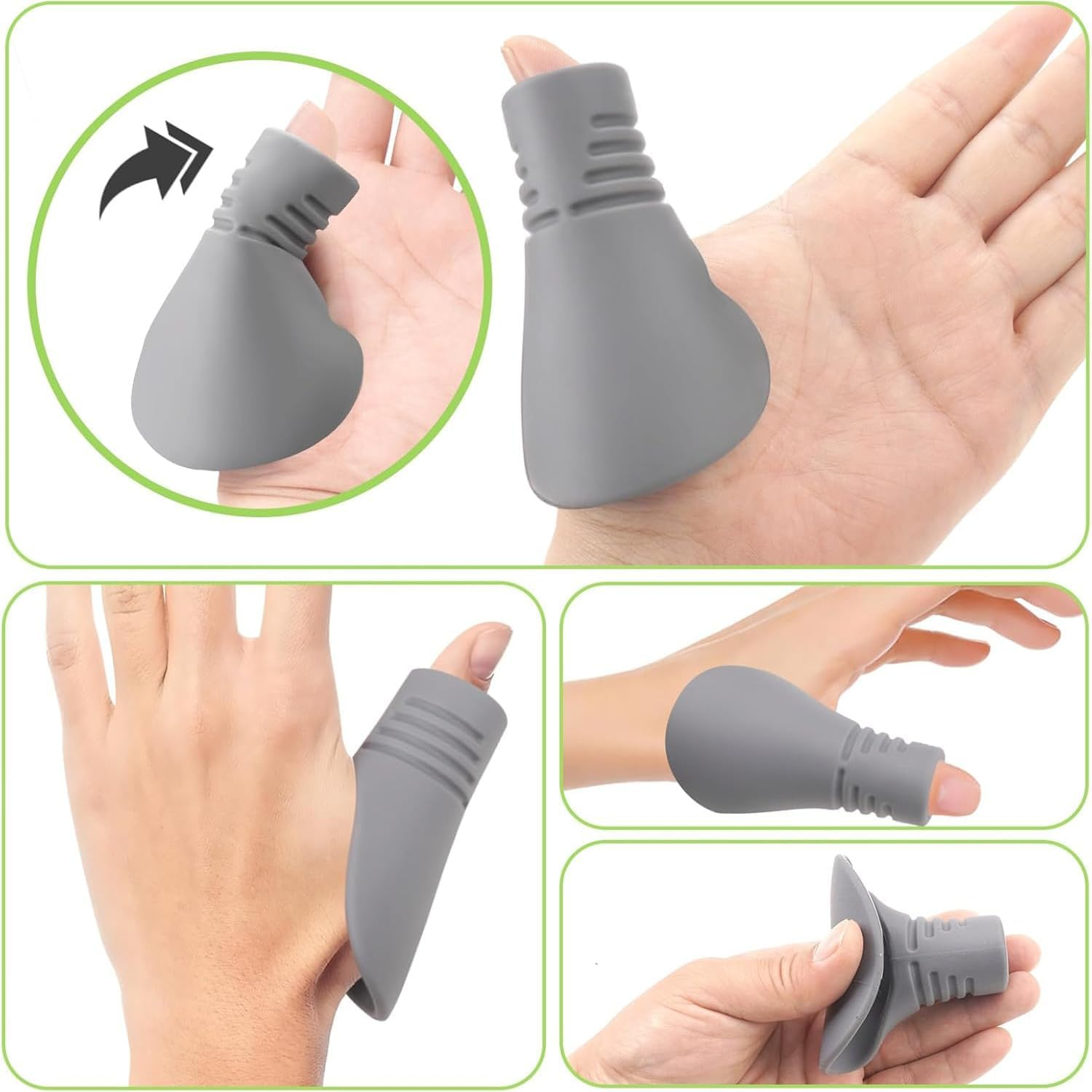 Thumb Guard for Baseball & Softball, Silicone Protective Shield Softball Pro Hitter Catcher Gear Thumb Protector Batting for Hand Injury Prevention(Large) image number 4