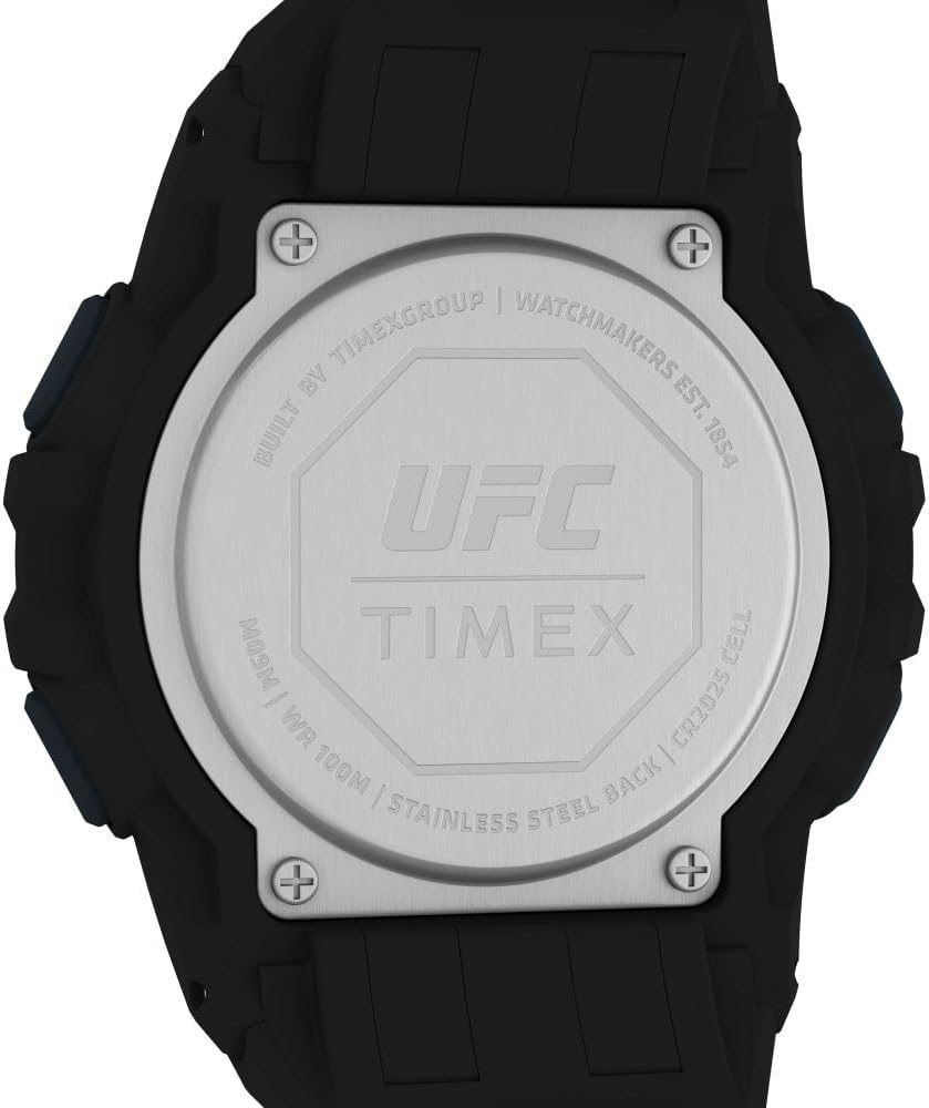 TIMEX Men'S UFC Rush 52Mm PU Strap, Black, 52 Mm image number 3